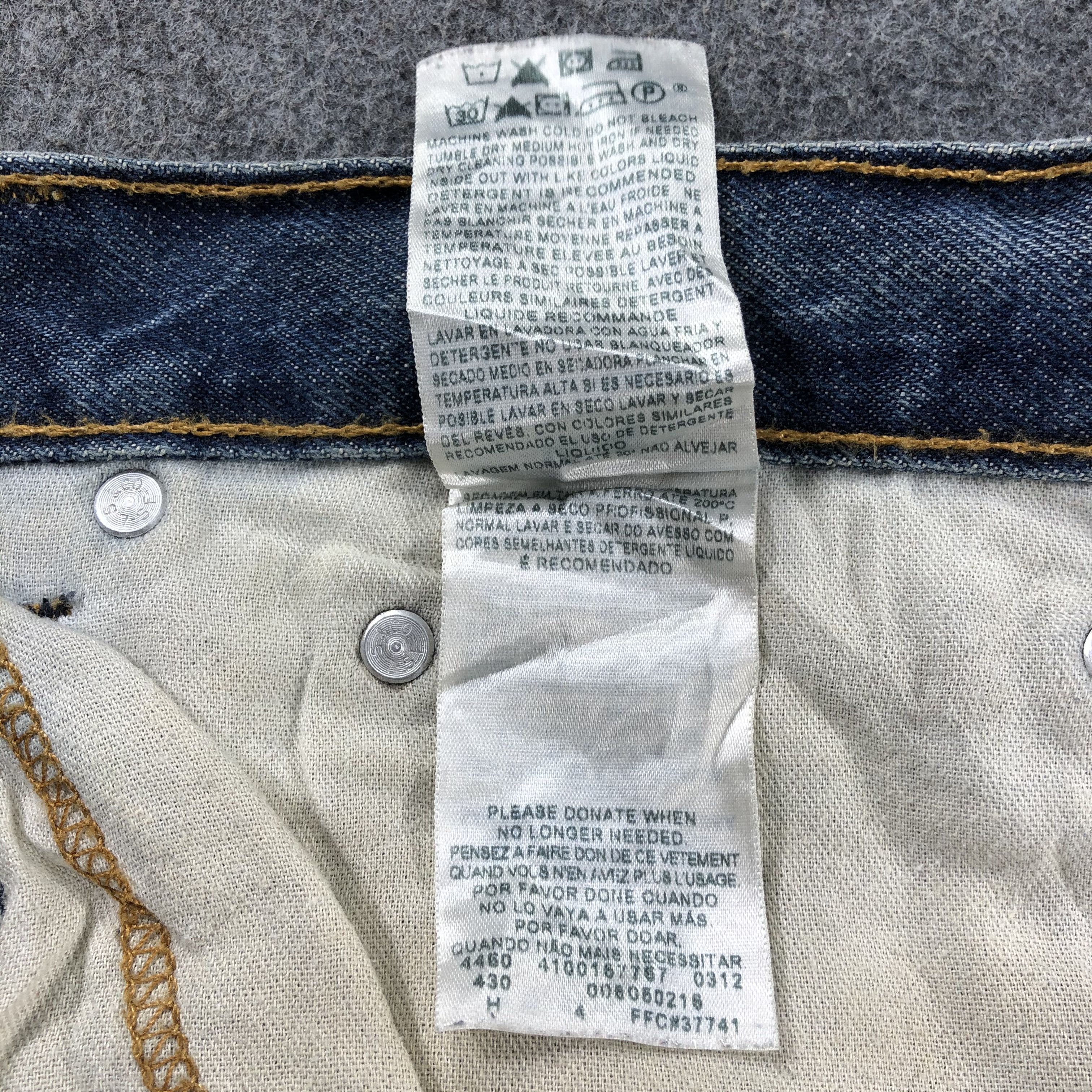 Levi's Vintage Blue Wash Levis 505 Jeans-J2656 Size US 36 / EU 52 - 12 Thumbnail