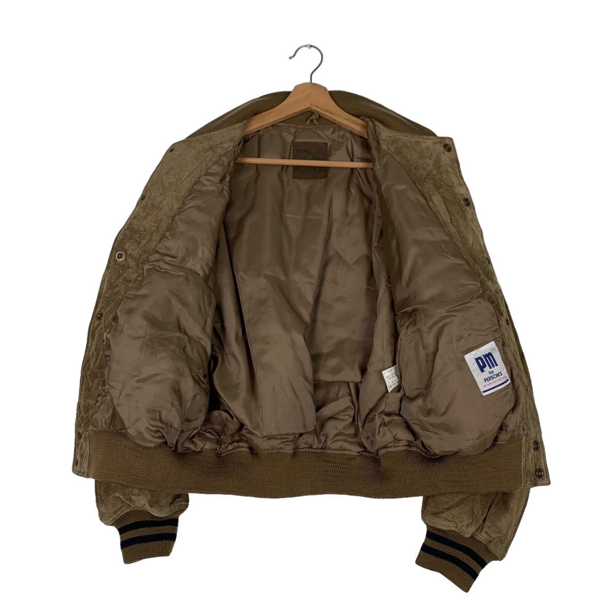 PERSON'S PERSON’S Big Logo Pigskin Leather Varsity Jacket #0925-C41 Size US M / EU 48-50 / 2 - 11 Thumbnail