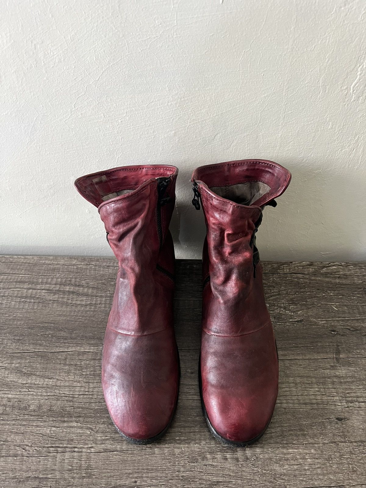 A.S.98 LEATHER CHUNKY A.S.98 BOOTS Size US 8 / EU 41 - 1 Thumbnail