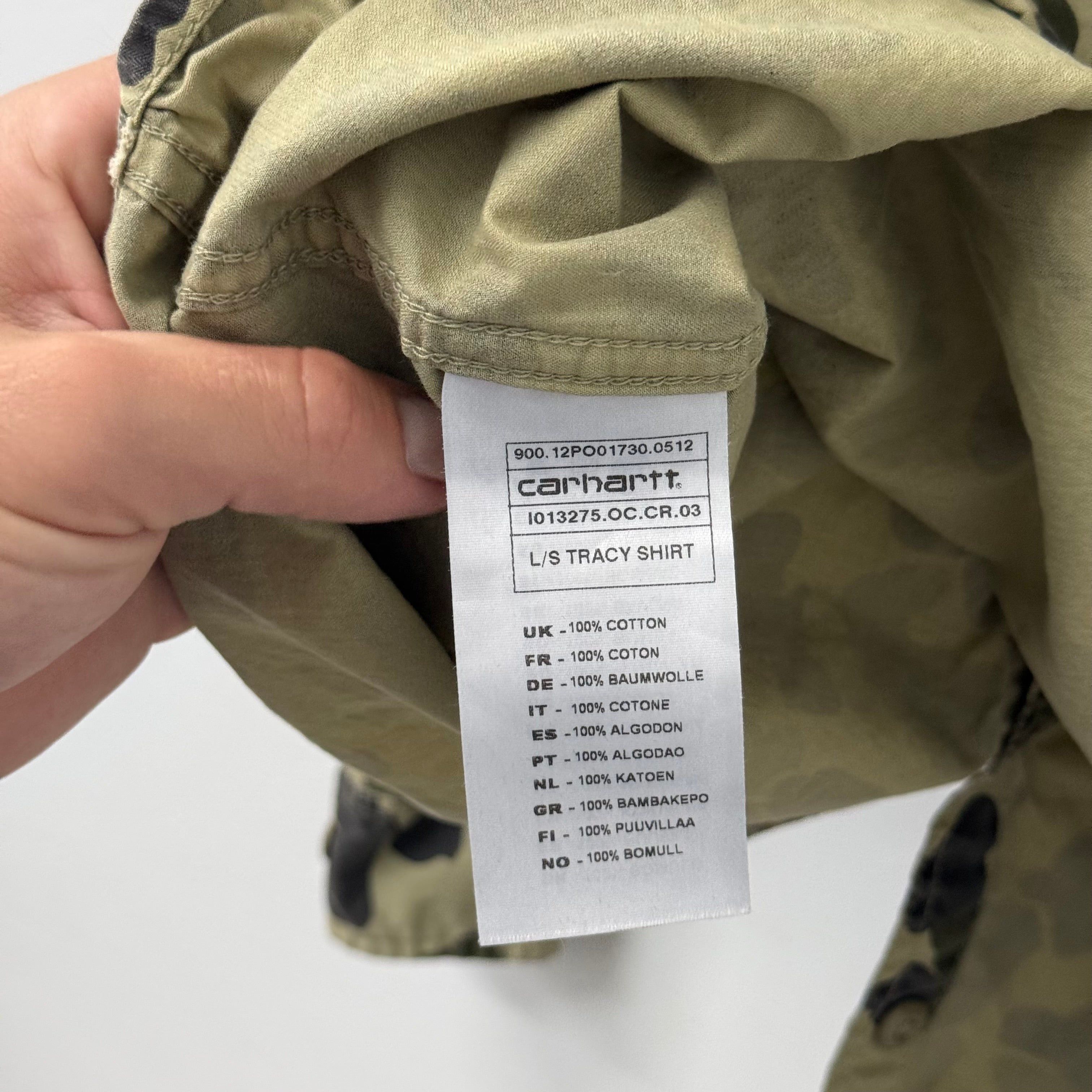 Carhartt Wip Carhartt WIP Camo Button Shirt - Size M Size US M / EU 48-50 / 2 - 5 Thumbnail