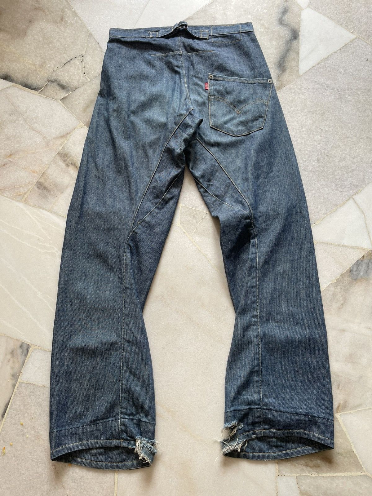 Levi's Vintage Levis Engineered Buckle Back Jeans Size US 30 / EU 46 - 7 Thumbnail