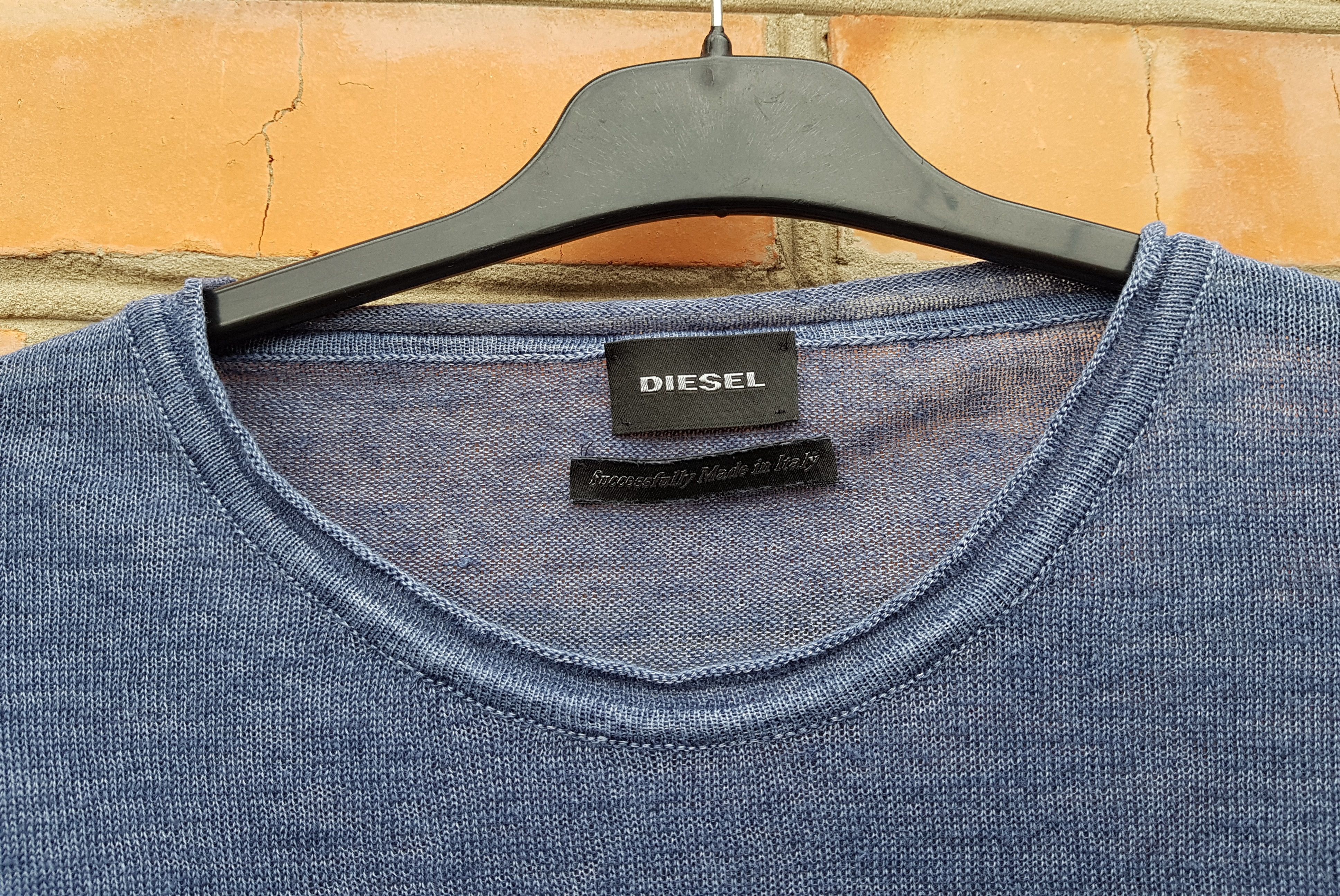 Diesel Diesel Linen Long Sleeve Pullover Shirt made in Italy Size US L / EU 52-54 / 3 - 3 Thumbnail