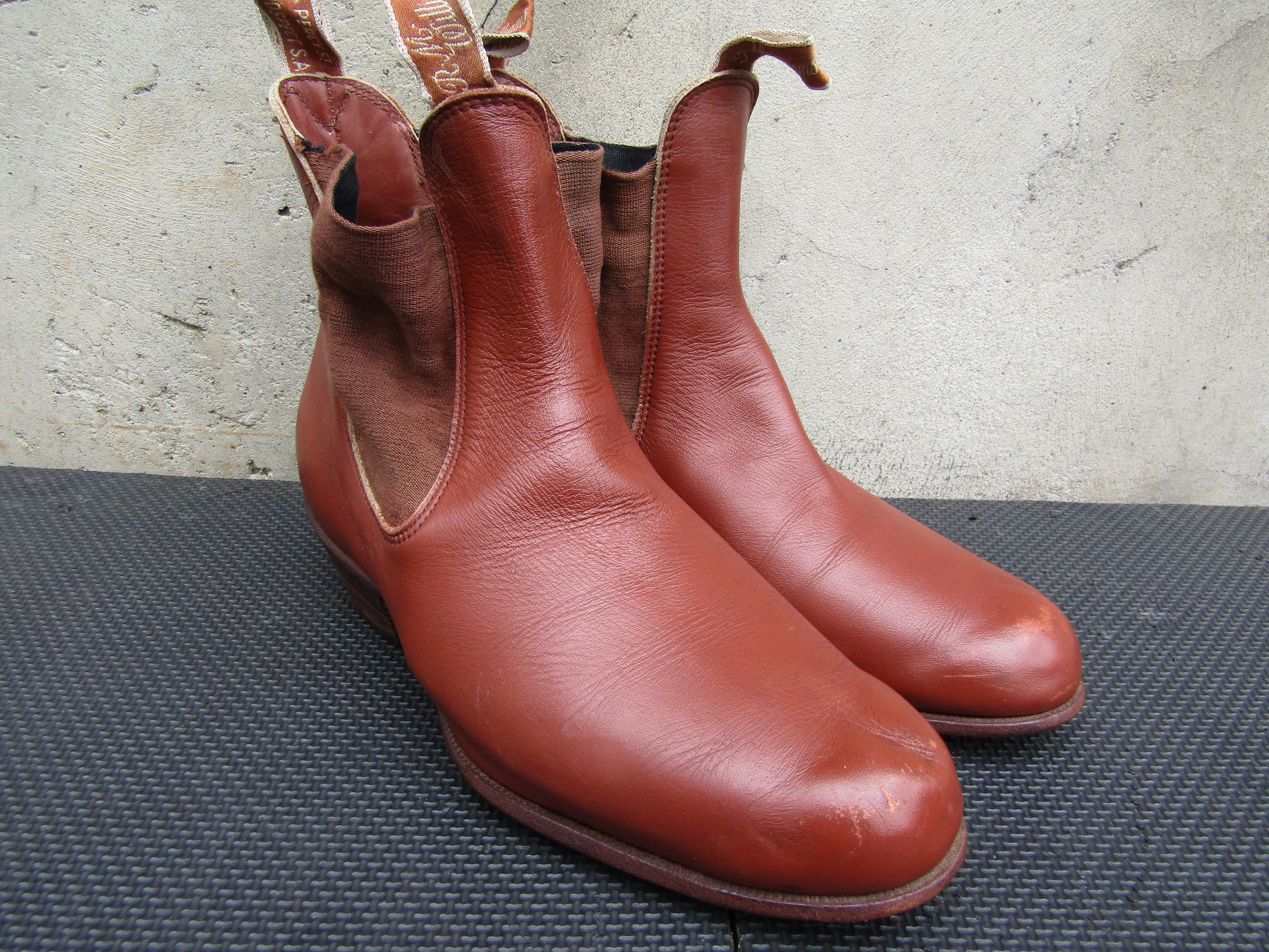 R.M. Williams Vintage RM Williams Mens Boots Bushman Cuban Heel Leather Size US 8.5 / EU 41-42 - 7 Thumbnail