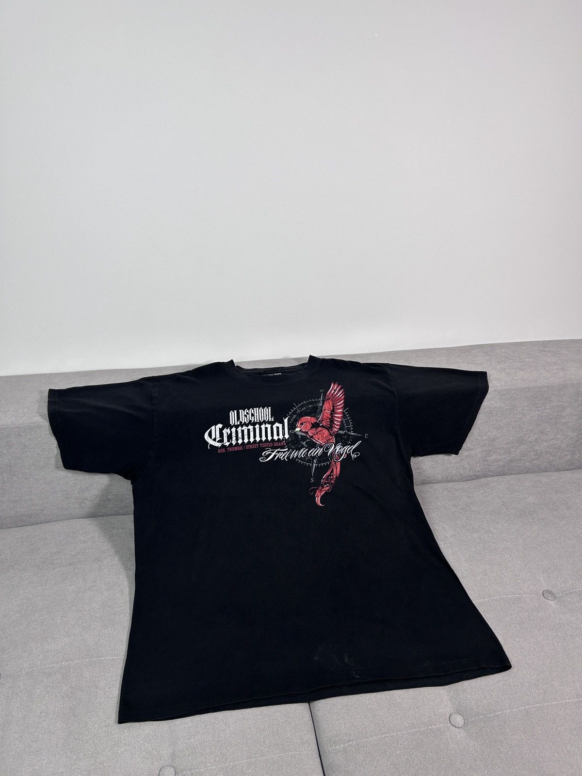 Band Tees × Vintage Oldschool criminal black tee Size US XL / EU 56 / 4 - 7 Thumbnail