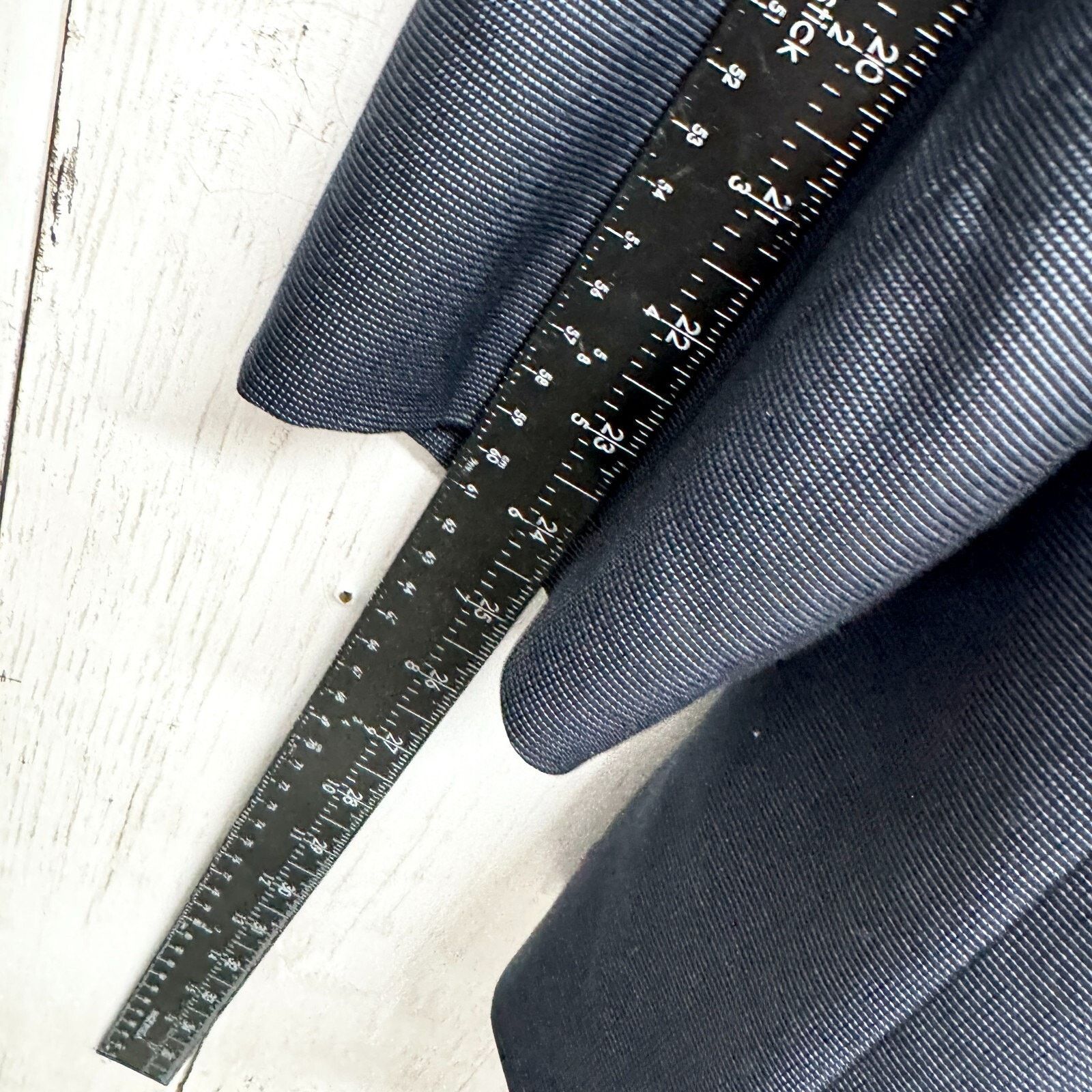 Jones New York Jones New York Blazer 40R Navy Blue Triple Button Wool Silk Size 40R - 6 Thumbnail
