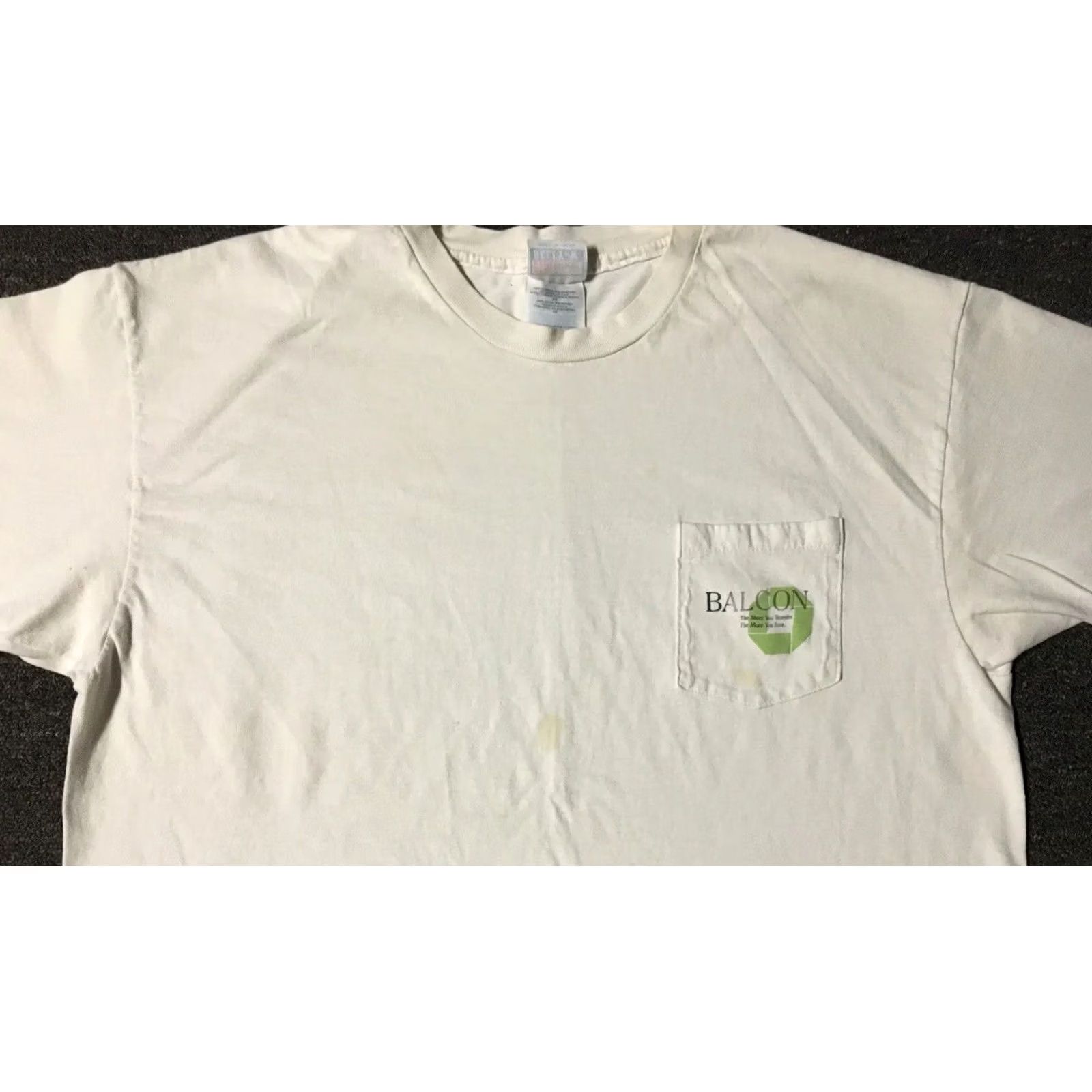Vintage VINTAGE Chase Bank Journey Continues Faded Distress Shirt L White 90s 80s Grunge USA T-Shirt Mens Size US L / EU 52-54 / 3 - 7 Thumbnail