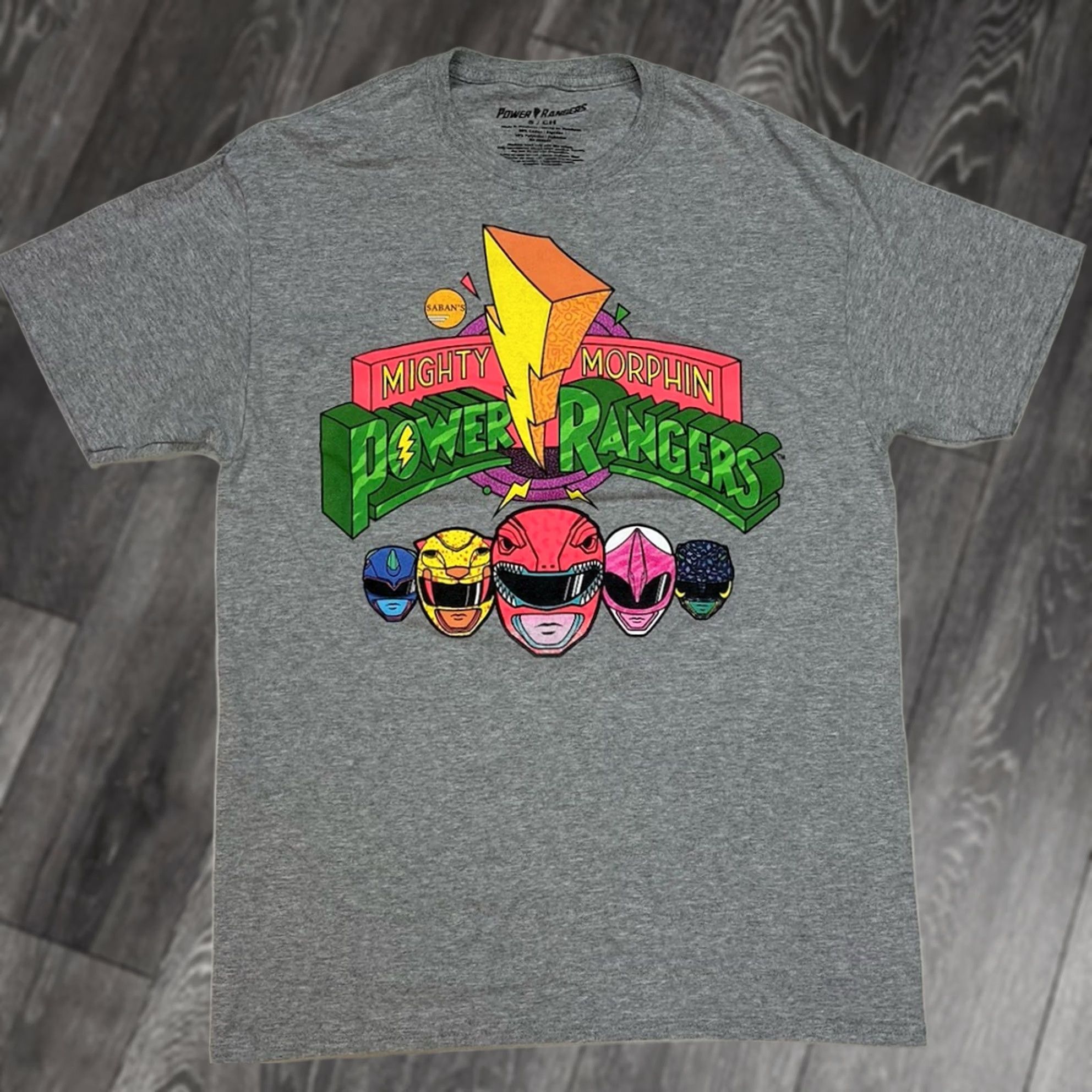 Vintage VINTAGE Power Rangers Graphic T-shirt Men Small Gray Short Sleeve TV Show Size US S / EU 44-46 / 1 - 1 Thumbnail