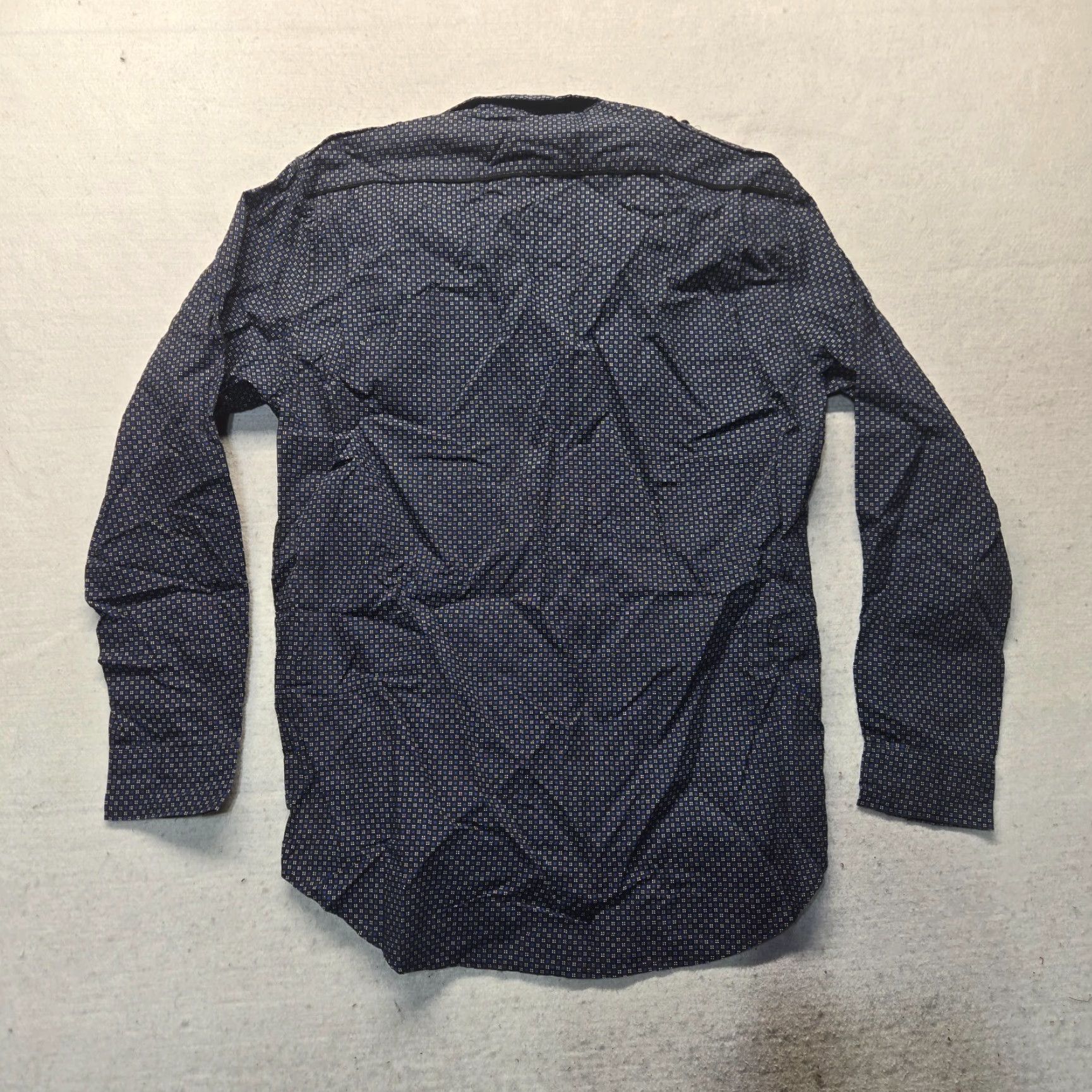 Vintage VINTAGE Structure Shirt Mens Size L Black Long Sleeve Button-Up with Pockets Size US L / EU 52-54 / 3 - 7 Thumbnail