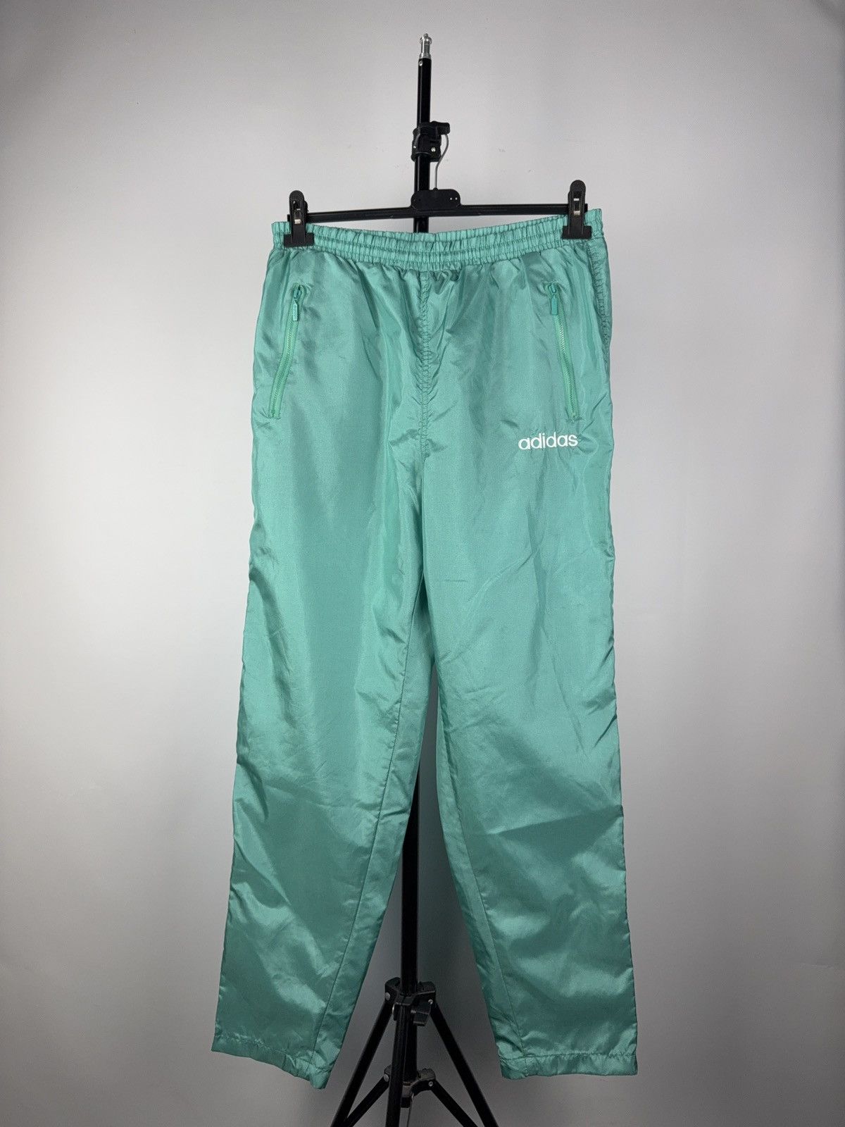 Adidas × Vintage Vintage 90s Adidas Originals Nylon Track Pants Size US 32 / EU 48 - 1 Thumbnail