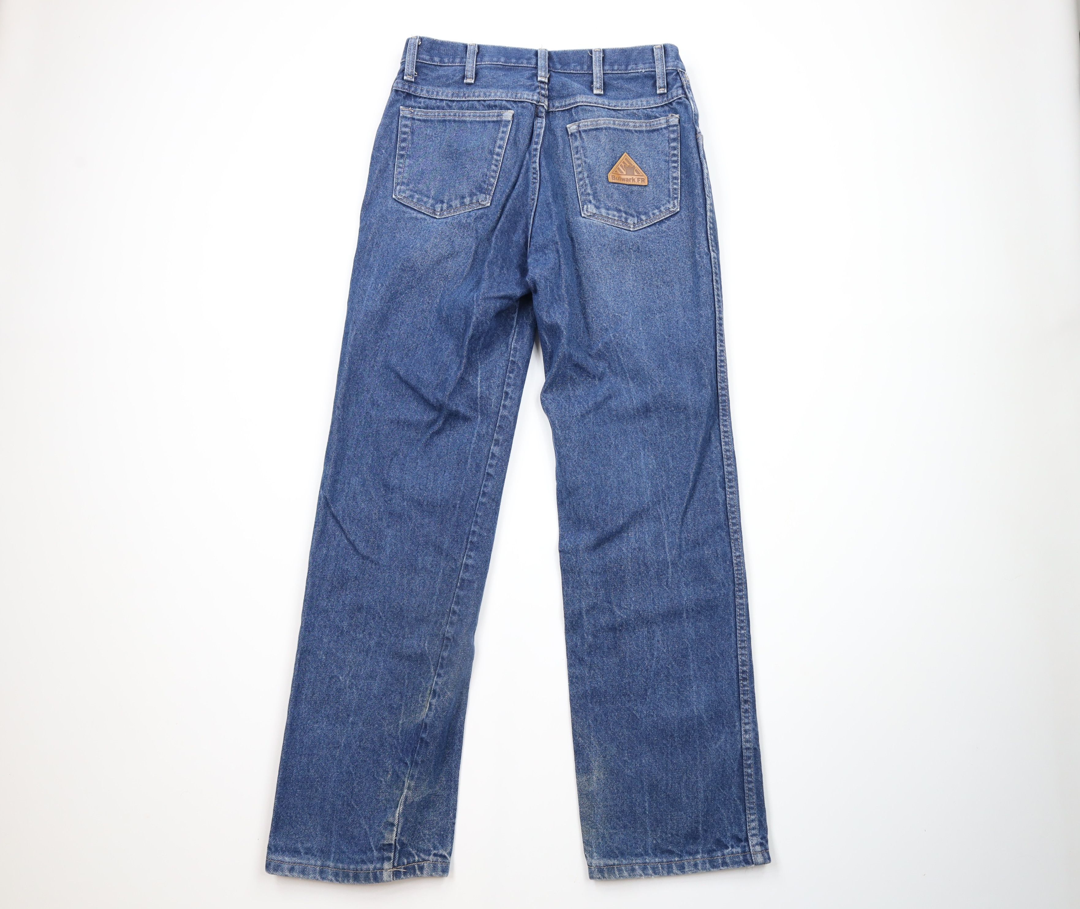 Vintage Vintage Bulwark FR Flame Resistant Bootcut Denim Jeans Size US 32 / EU 48 - 8 Thumbnail