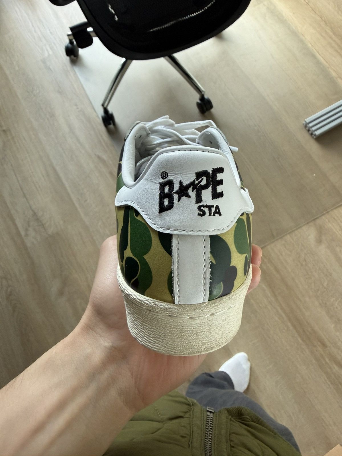 Adidas × Bape Adidas Superstars x BAPE Size US 7 / EU 40 - 6 Thumbnail