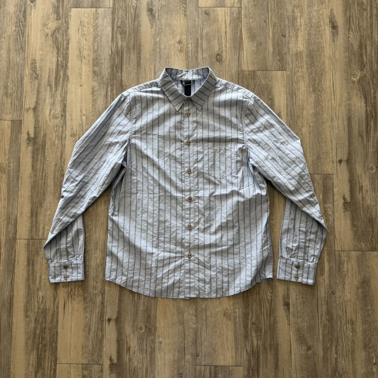 Chrome Hearts Loose ends pin stripe button up shirt Size US L / EU 52-54 / 3 - 1 Thumbnail