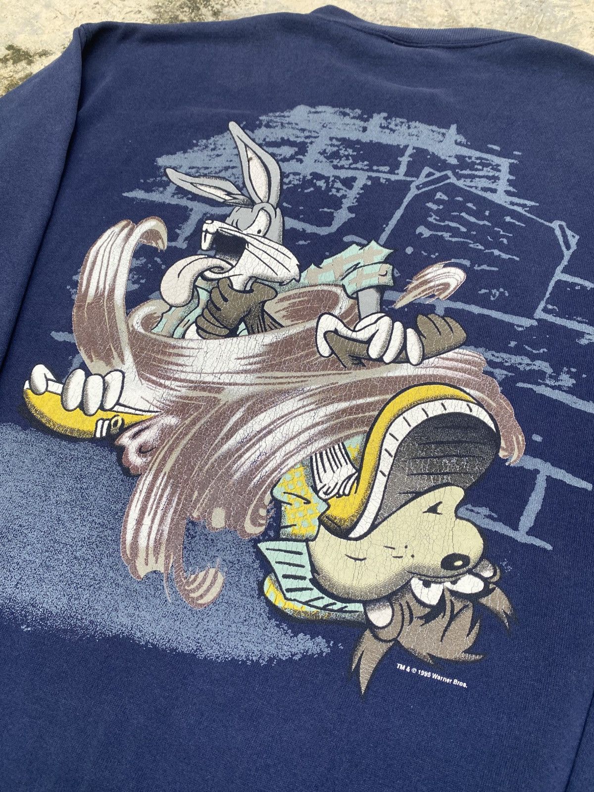 Vintage Vintage sweatshirt cartoon warner bros 1995 made USA Size US L / EU 52-54 / 3 - 5 Thumbnail