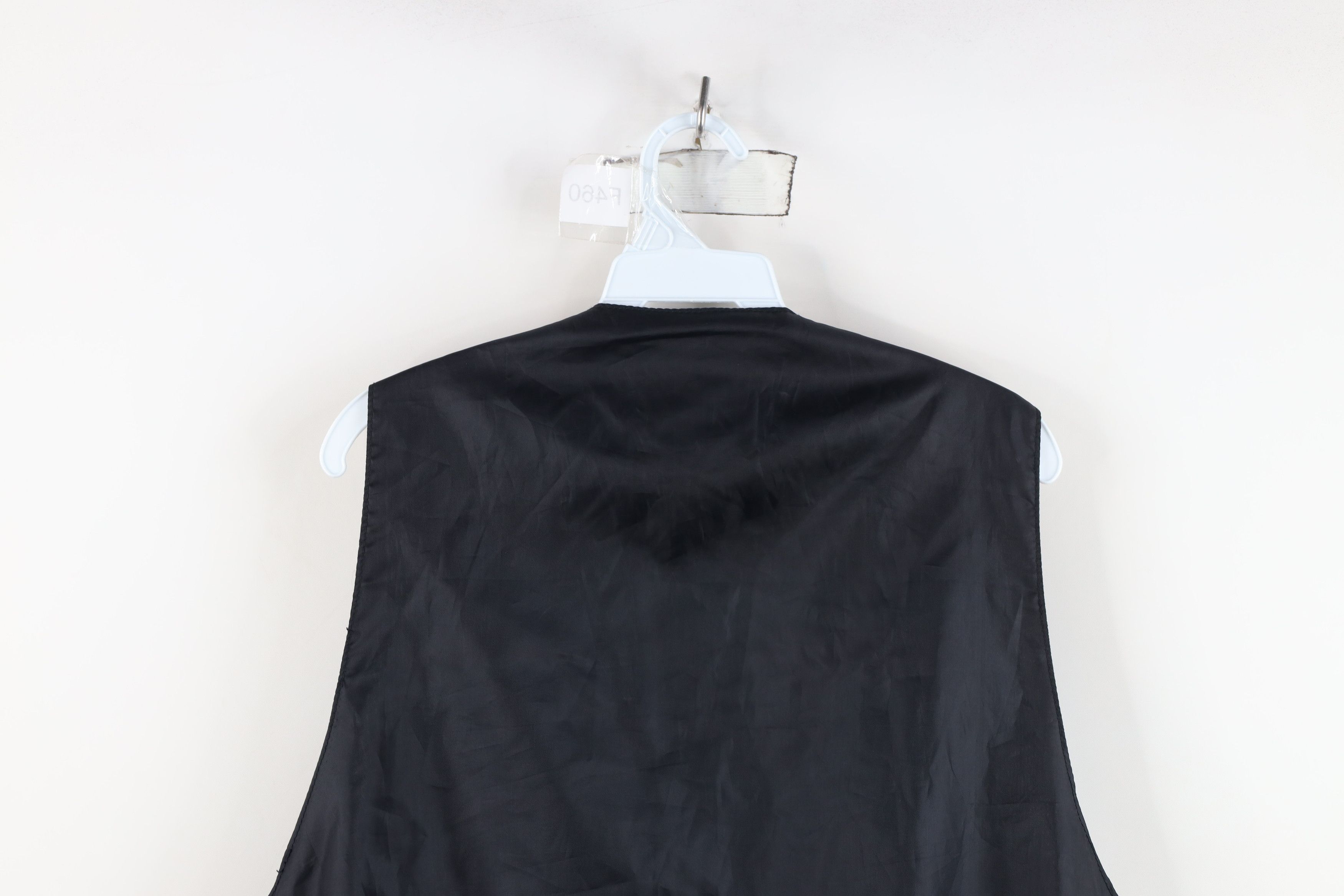 Vintage Vintage 90s Streetwear Suede Leather Vest Jacket Black Size US M / EU 48-50 / 2 - 14 Thumbnail