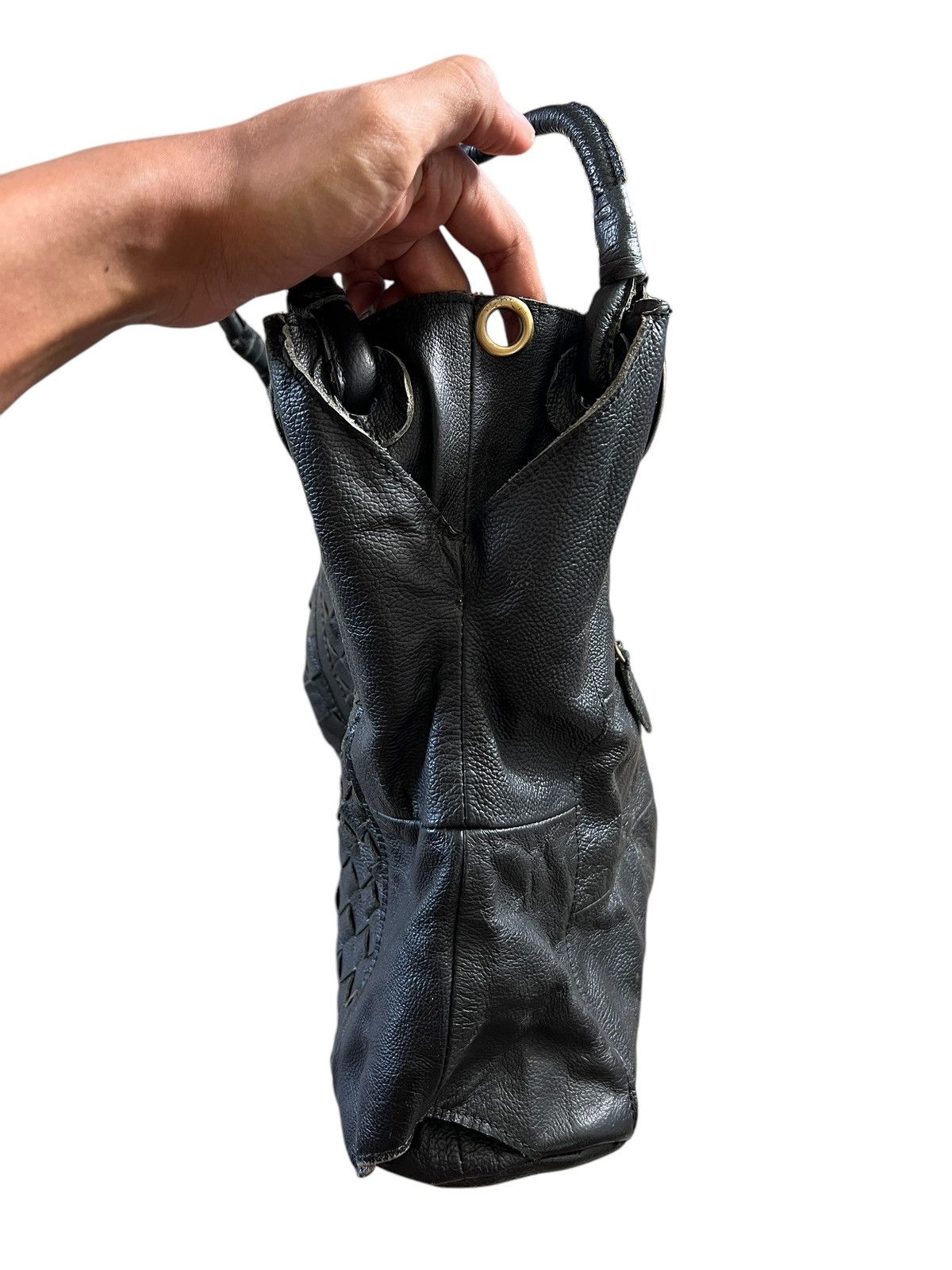 GOA Vintage G.O.A Braided Leather Hobo Bag Size ONE SIZE - 10 Thumbnail