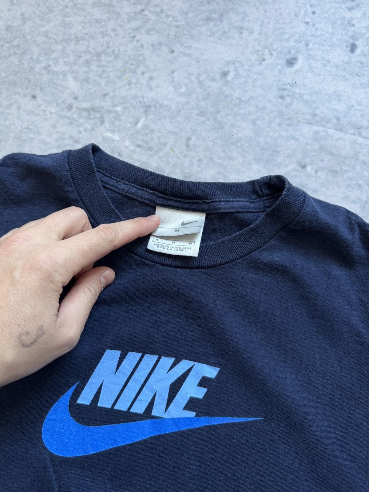 Nike × Vintage Nike big logo vintage 00s tee Size US M / EU 48-50 / 2 - 3 Thumbnail