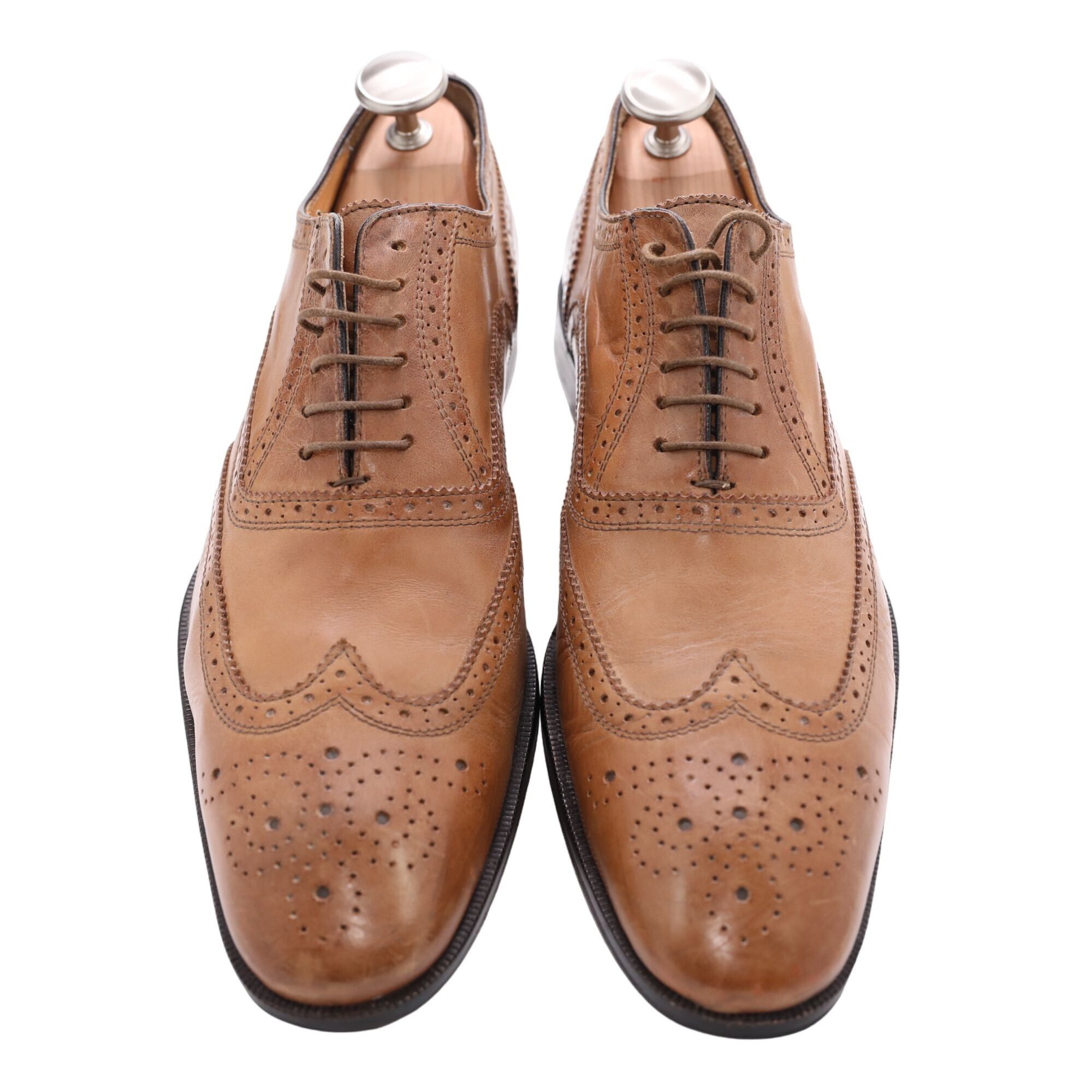 Mercanti Fiorentini Mercanti Fiorentini Italy Men s 10 Dress Shoes Cognac Brown Grailed