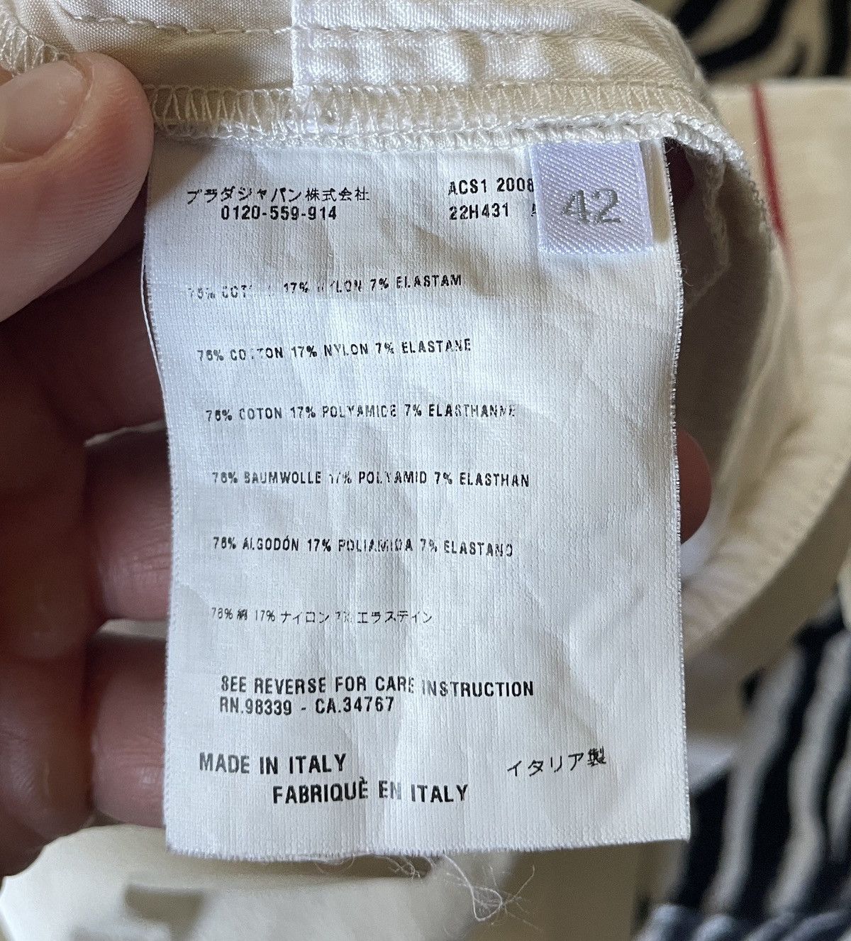 Prada Prada Women’s Bermuda White Shorts Size 28" / US 6 / IT 42 - 14 Thumbnail