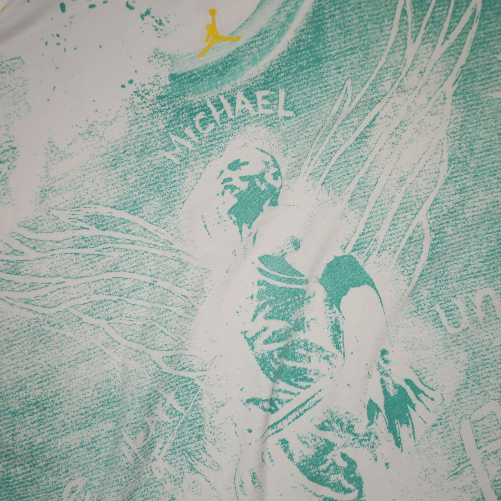 Jordan Brand × Nike × Vintage Vintage Y2k Nike Air Jordan Allover Print Graphic T Shirt Size US XL / EU 56 / 4 - 10 Thumbnail