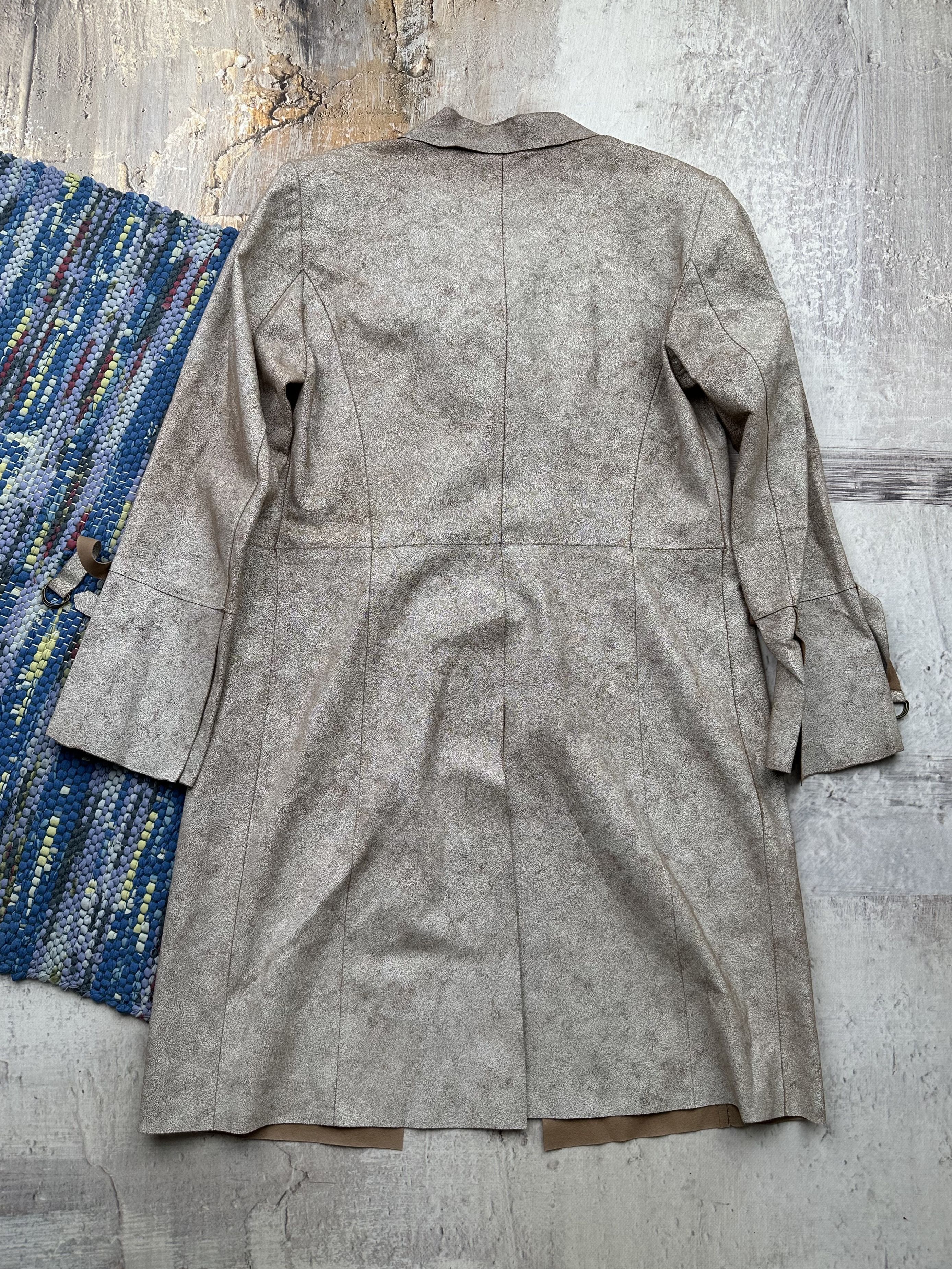 Vintage Vintage Leather Faded Coat A718(107)D15 Size M / US 6-8 / IT 42-44 - 5 Thumbnail