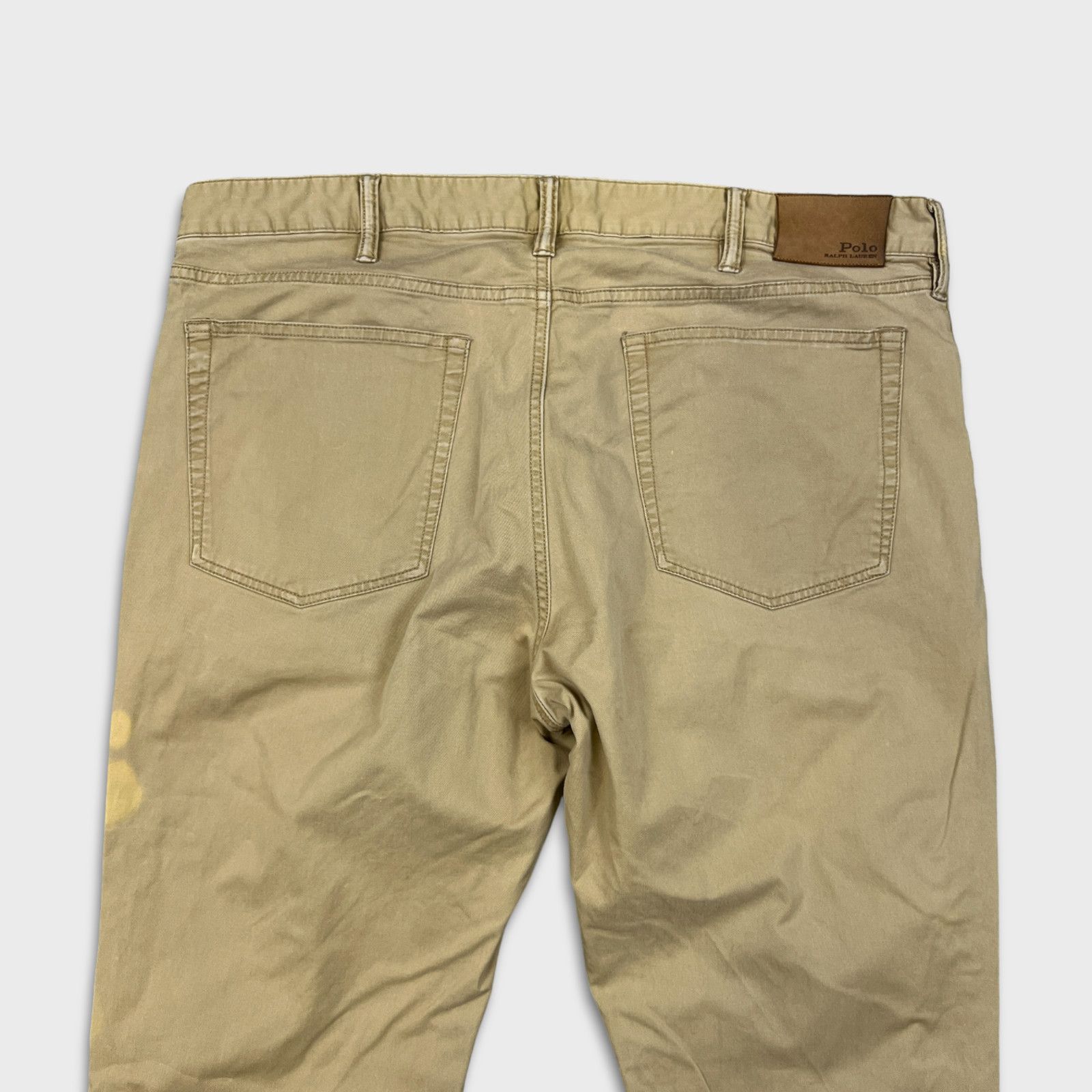 Polo Ralph Lauren × Ralph Lauren × Vintage Polo Ralph Lauren Pants 38x32 Straight Leg Chino Trousers Size US 38 / EU 54 - 6 Thumbnail