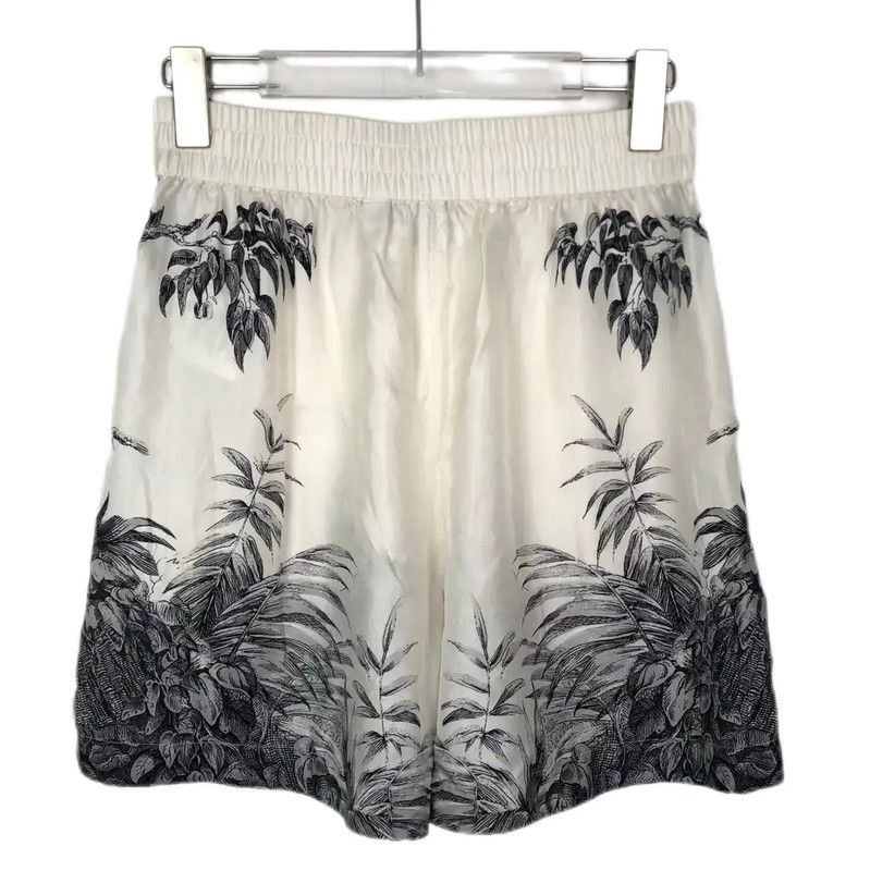 Burberry Burberry Women's Silk Beige Shorts Size 23" - 1 Thumbnail