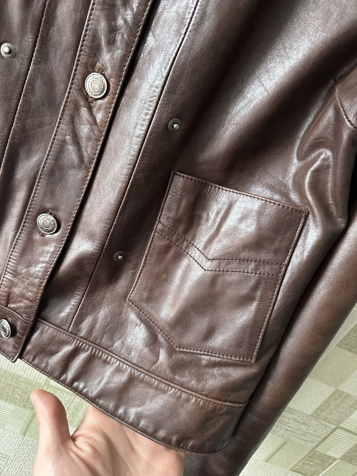 Ben Sherman Ben Sherman women’s learher jacket size S good cond Size M / US 6-8 / IT 42-44 - 8 Thumbnail