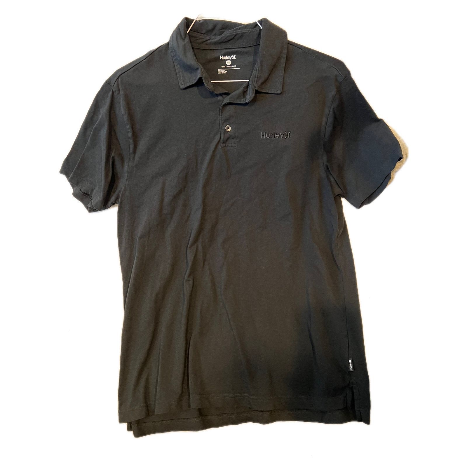 Hurley Hurley Black Golf Polo Shirt Mens L Size US L / EU 52-54 / 3 - 1 Thumbnail