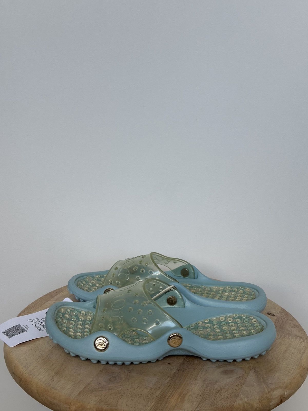 Dior Dior Jelly Blue Rubber Flip Flops vintage rare Size US 5 / IT 35 - 3 Thumbnail