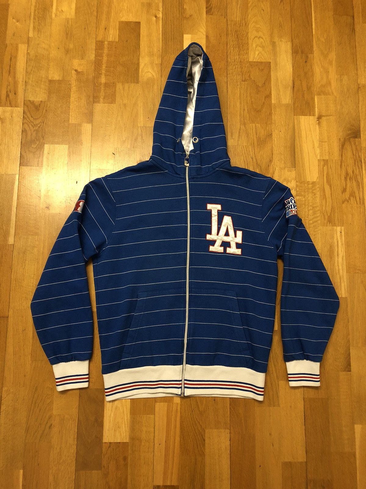 Rare Vintage Los Angeles Dodger Hoodie Sweatshirt 