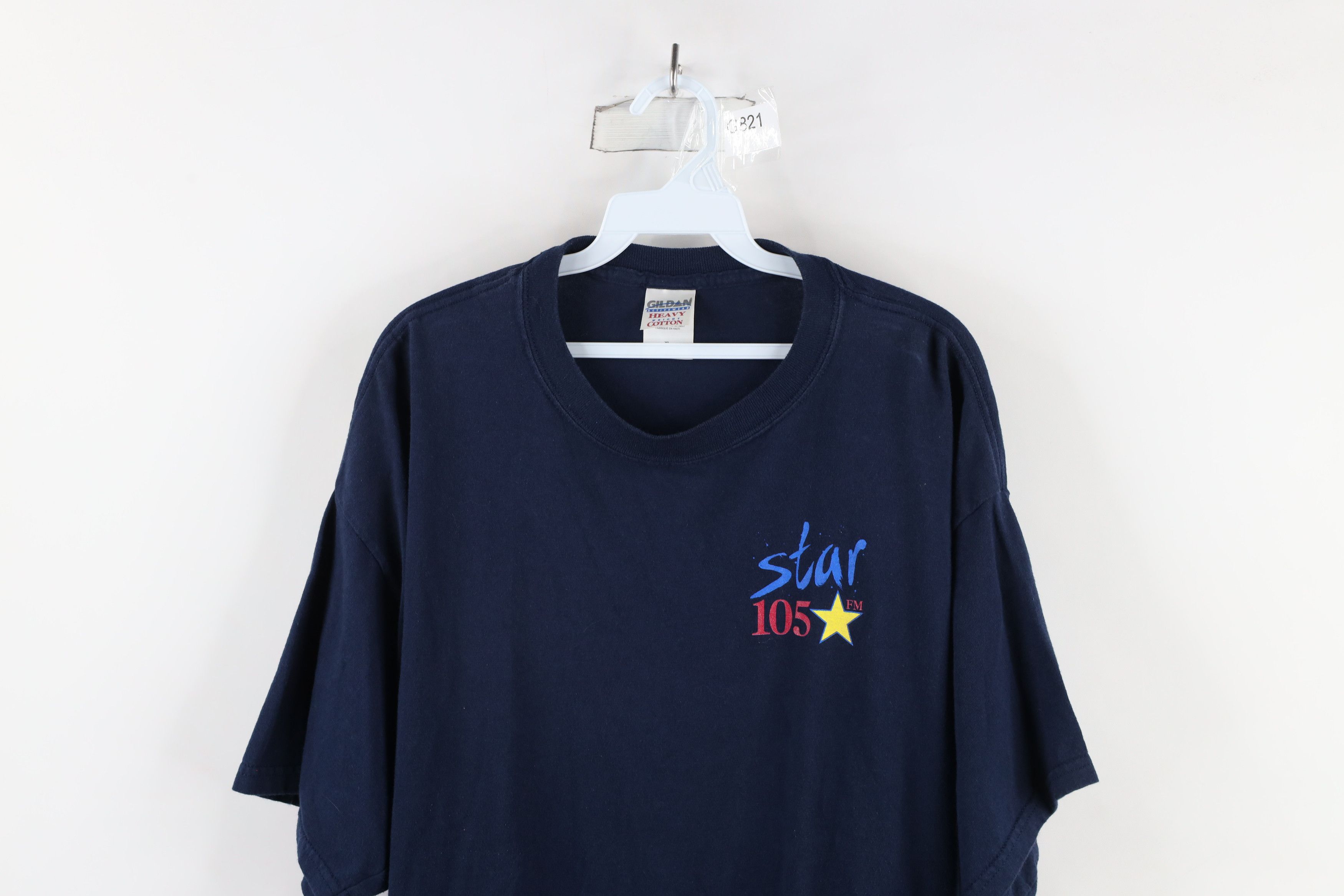 Vintage Vintage 90s Out Star 105 FM Radio Show Music T-Shirt Blue Size US XL / EU 56 / 4 - 2 Thumbnail