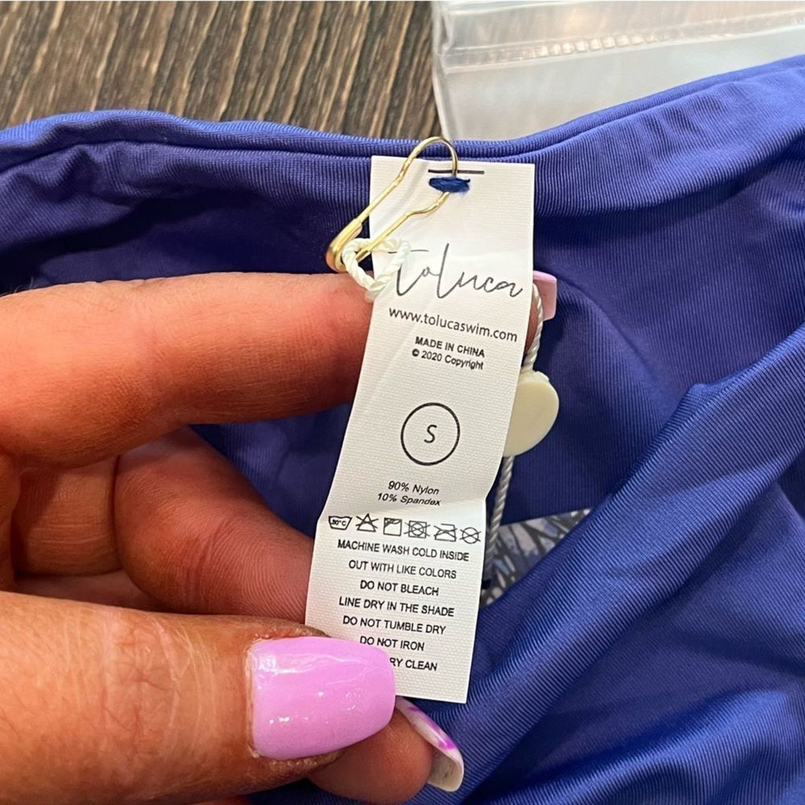 Vintage NWT Toluca Rita Midi Bikini Bottom Hydra Blue Size L Size L / US 10 / IT 46 - 3 Thumbnail