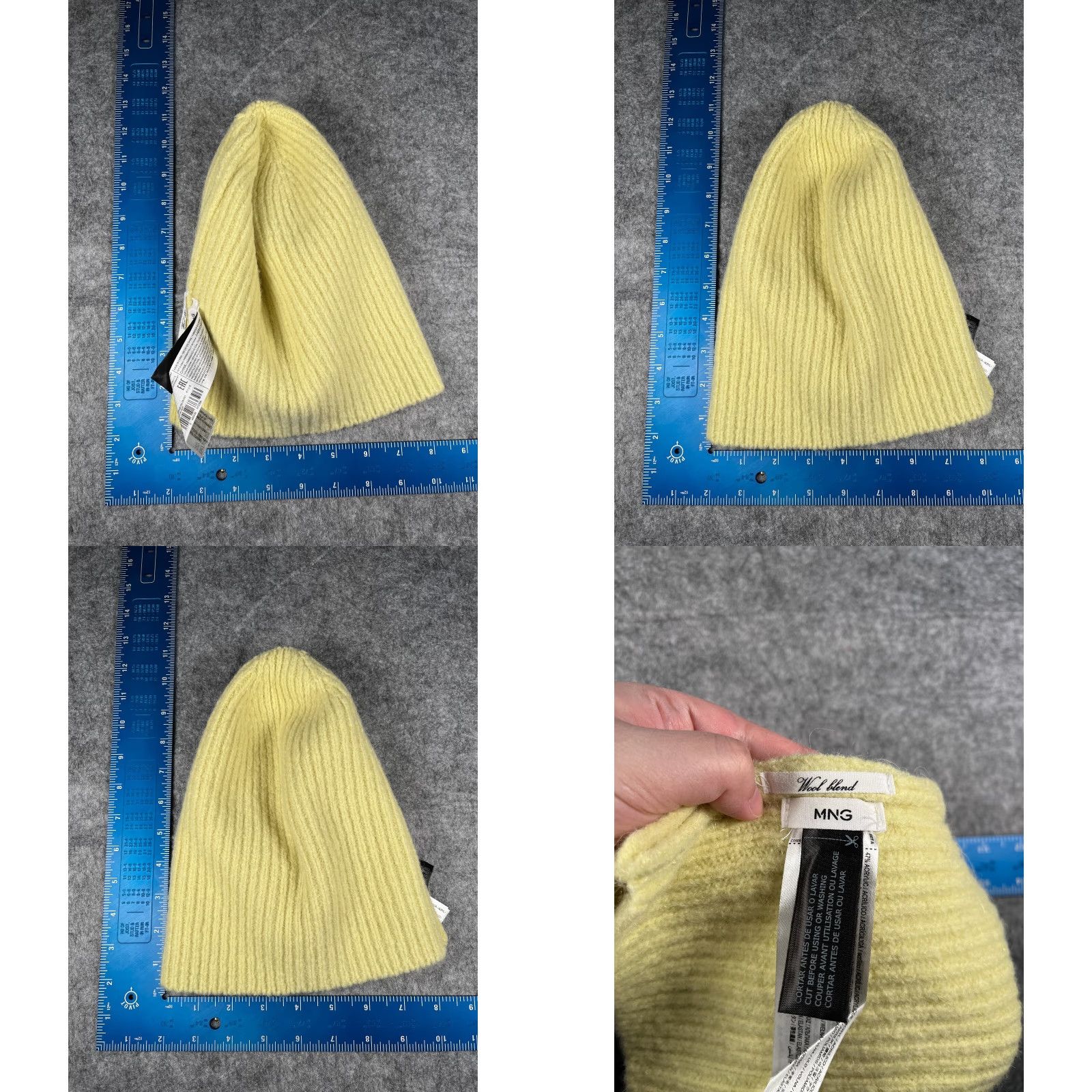 Doublet MNG Beanie Toque Adult One Size Yellow Double Knit Acrylic Snow Ski Outdoors Beanie Women 1 Size Yellow Outdoor Ski Winter Size ONE SIZE - 8 Thumbnail