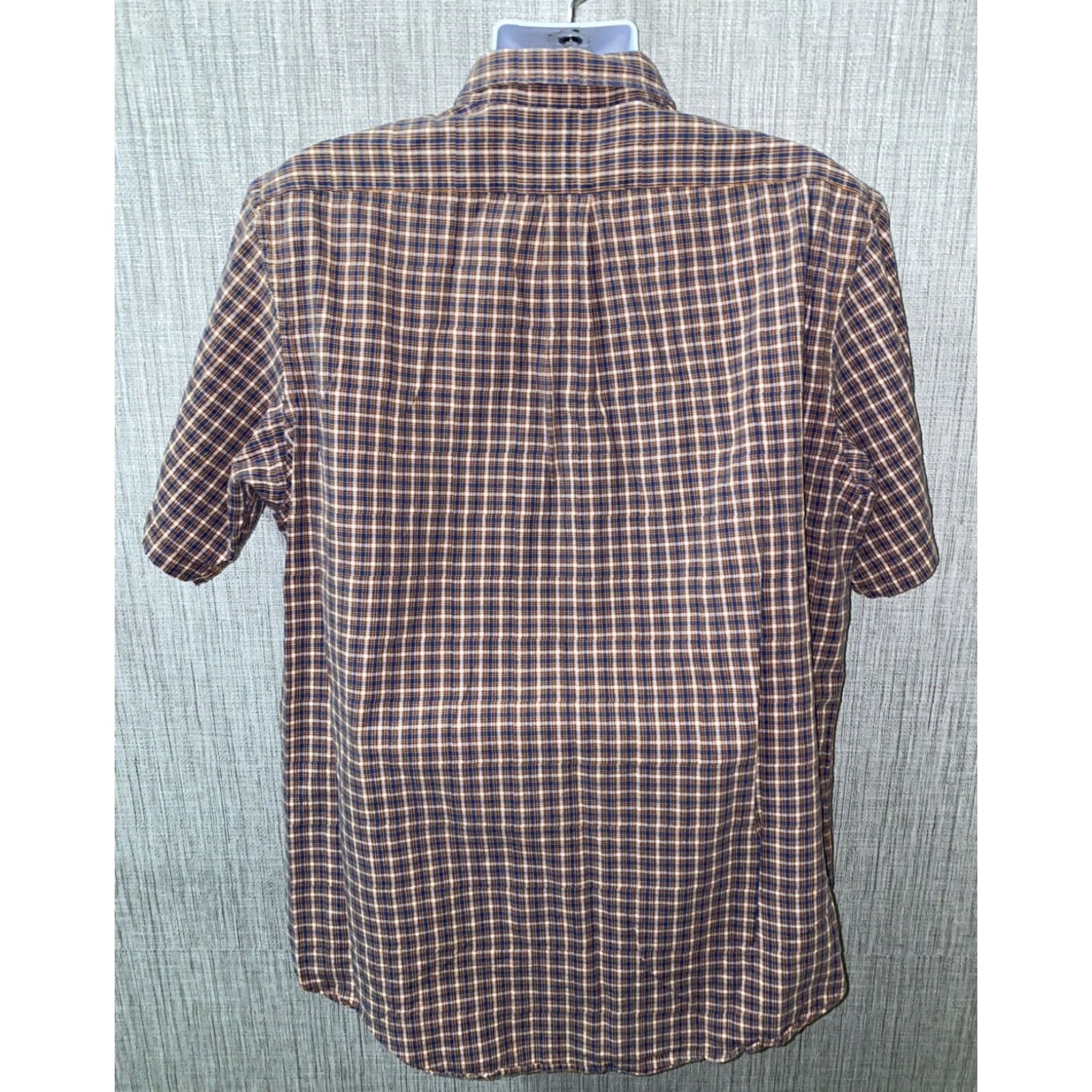Ralph Lauren Ralph Lauren Mens Short Sleeve Plaid Cotton Shirt XL Multicolor Casual Button-Up Size US XL / EU 56 / 4 - 5 Thumbnail