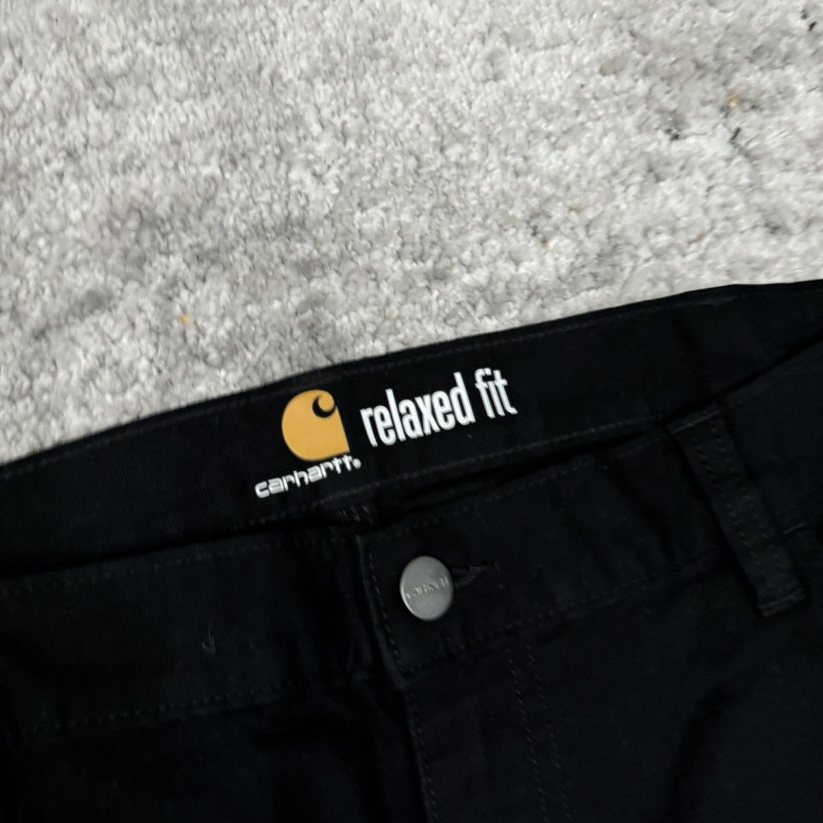Carhartt × Vintage Essential Vintage y2k Carhartt black carpenter wide leg pan Size US 38 / EU 54 - 5 Thumbnail