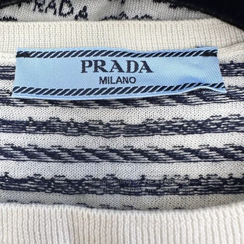 Prada Prada Knitted full print short sleeves Size L / US 10 / IT 46 - 5 Thumbnail