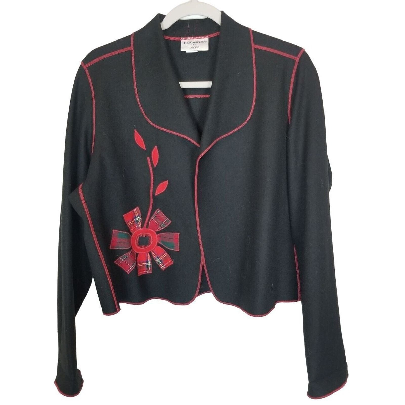 Pendleton Vintage Pendleton Womens Wool Blazer Whimsigoth Academia S Size S / US 4 / IT 40 - 1 Thumbnail
