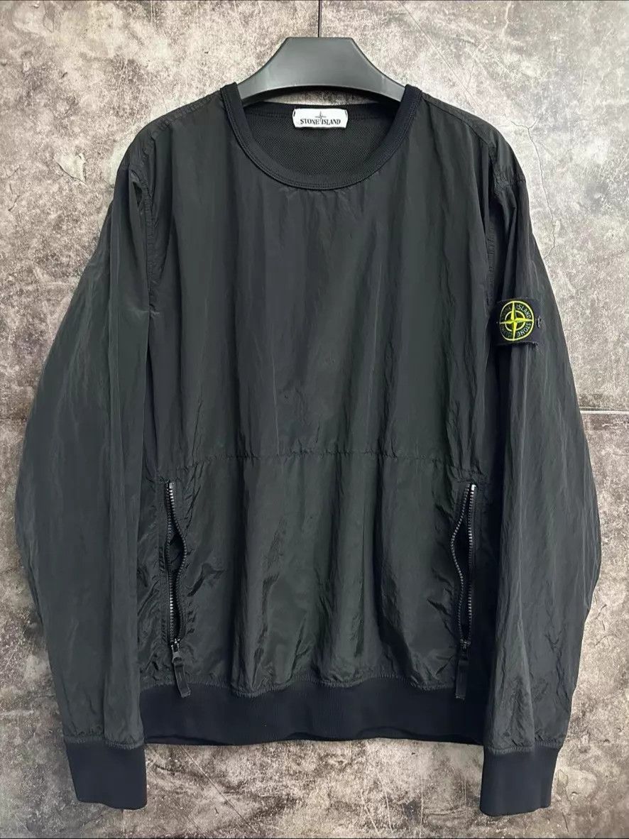 Stone Island Stone Island 18fw Metal Nylon Crewneck Sweatshirt Black M Oversized Size US M / EU 48-50 / 2 - 3 Thumbnail