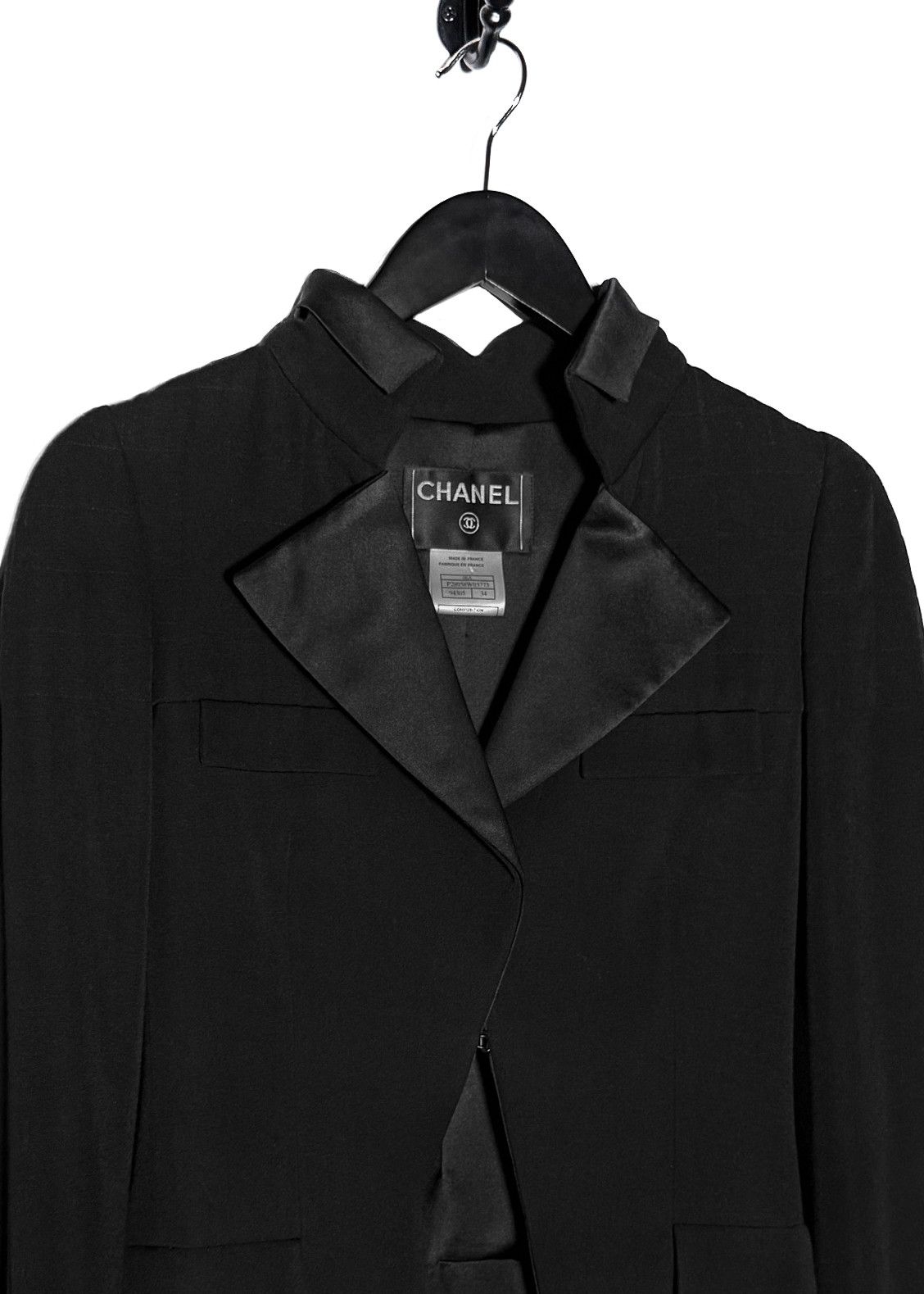 Chanel Chanel FW06 Black Tuxedo Long Jacket Size XS / US 0-2 / IT 36-38 - 3 Thumbnail