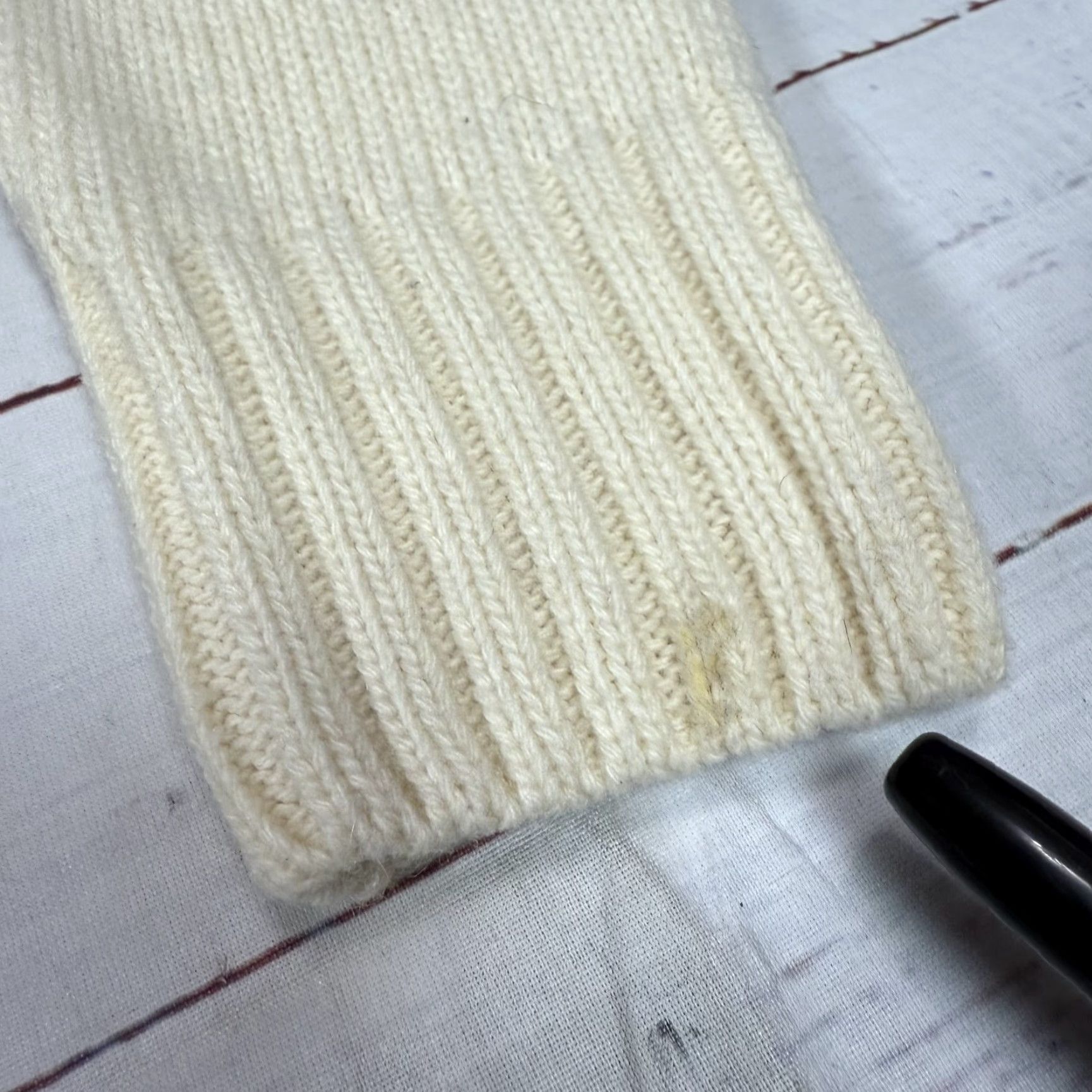 Vintage Daniele Blasi Sweater Long Sleeve Ivory White Waffle Pullover Women's Sz S Made In Italy Size S / US 4 / IT 40 - 7 Thumbnail