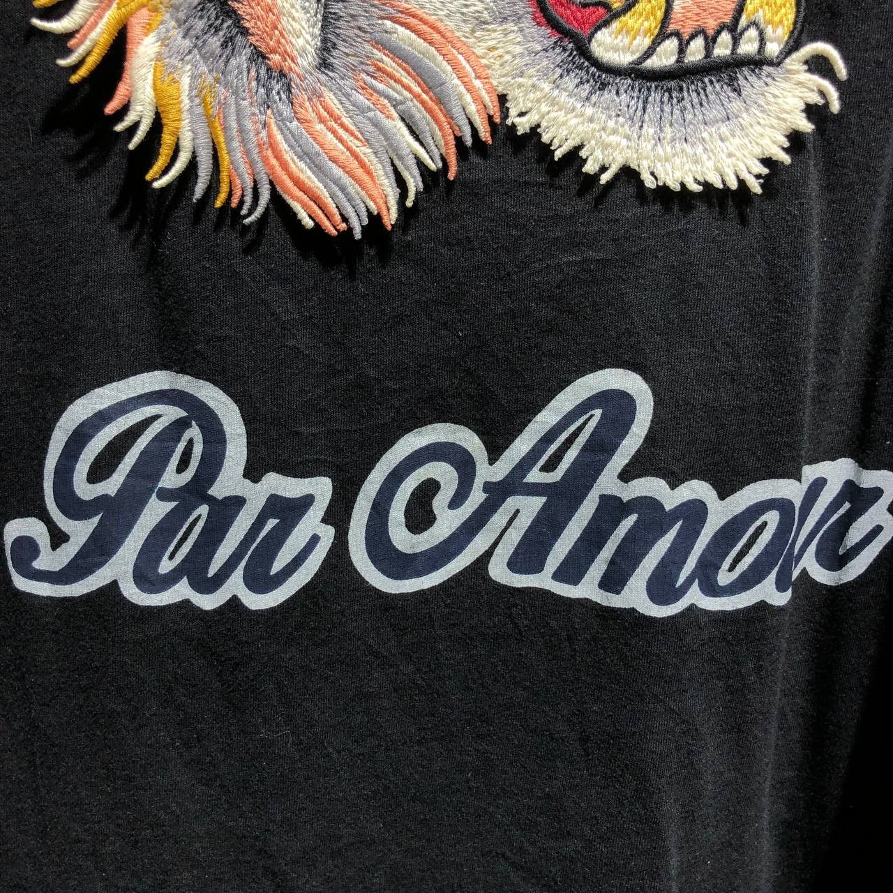 Gucci Gucci L’Aveugle Par Amour tiger patch tee Size US M / EU 48-50 / 2 - 5 Thumbnail