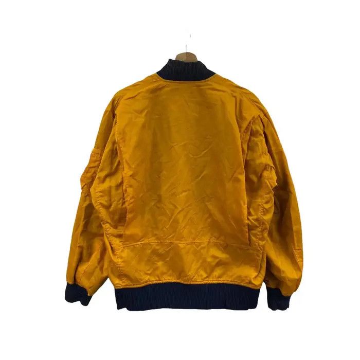 Vintage Vtg BOMBER MA-1 FLIGHT Army Military Reversible Jacket Size US XL / EU 56 / 4 - 8 Thumbnail