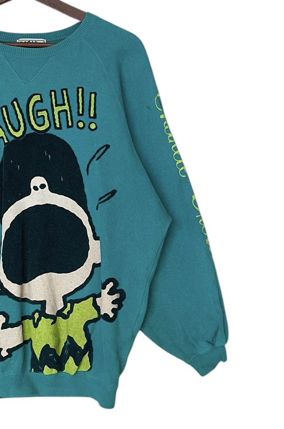 Peanuts Vintage Cartoon Peanuts Overprint Sweatshirt 1990s Size US M / EU 48-50 / 2 - 4 Thumbnail