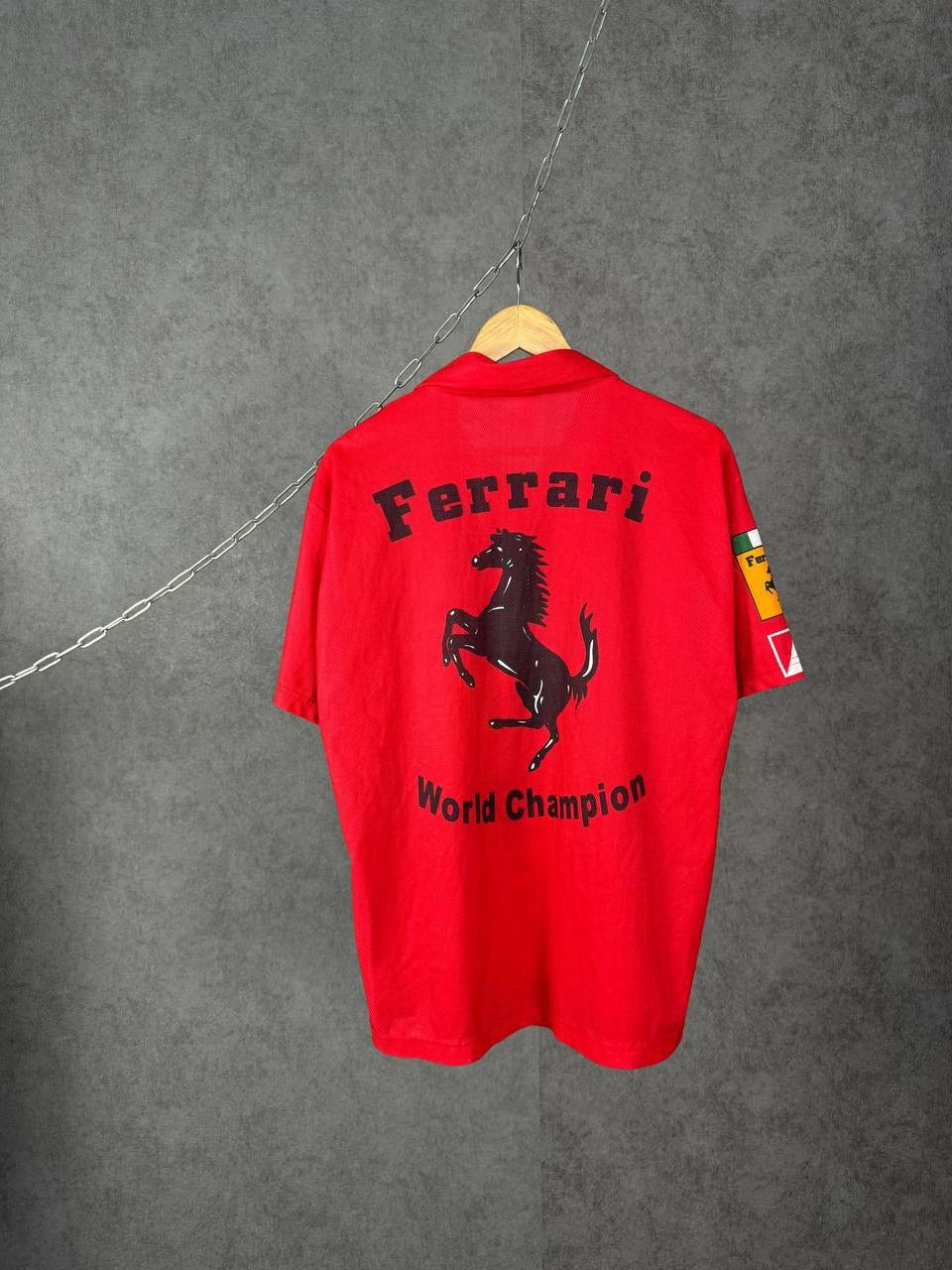 Formula 1 Ferrari Formula uno big logo polo tee Size US XL / EU 56 / 4 - 2 Thumbnail