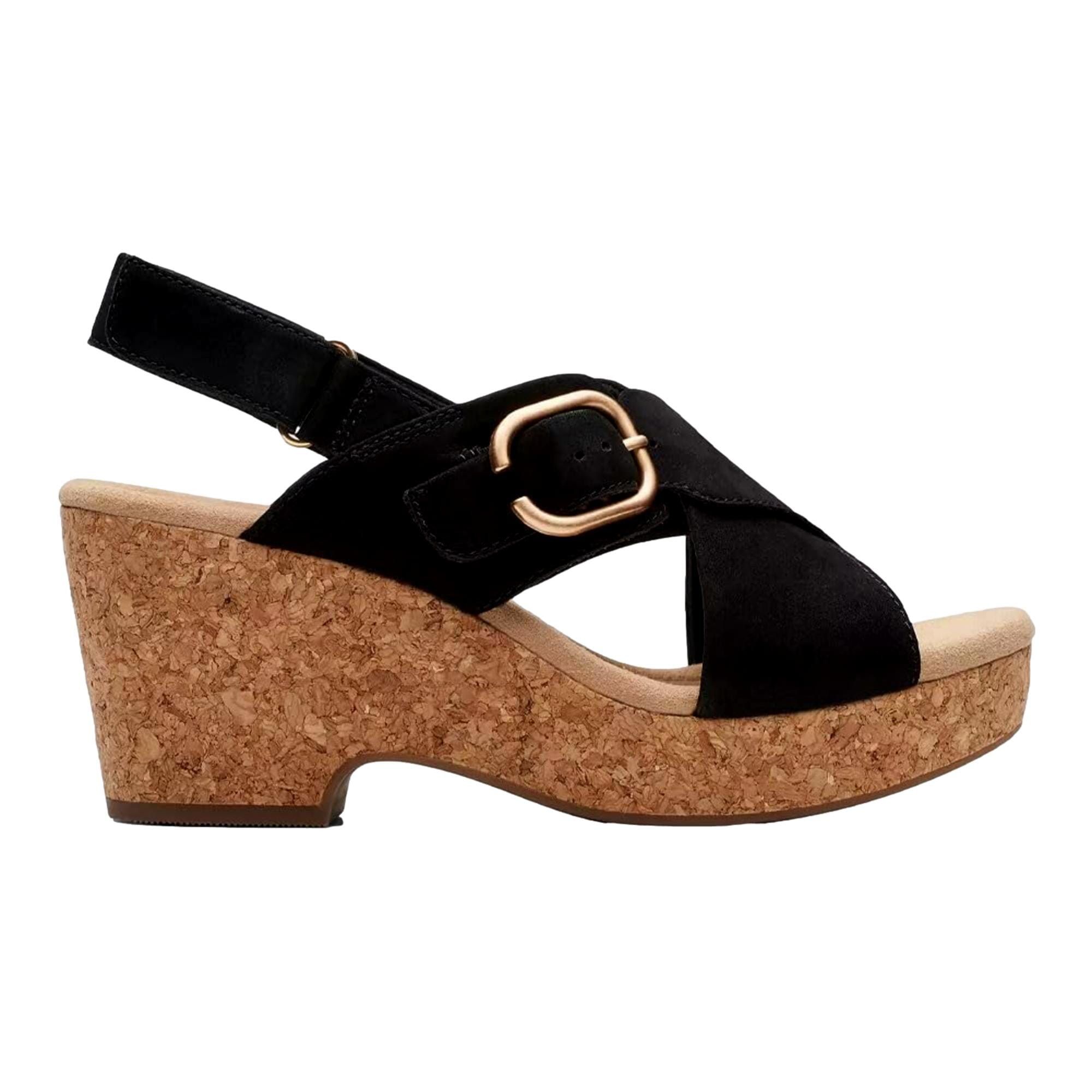 Clarks Giselle Dove Black Nubuck 26177142 Size US 9 / IT 39 - 1 Thumbnail