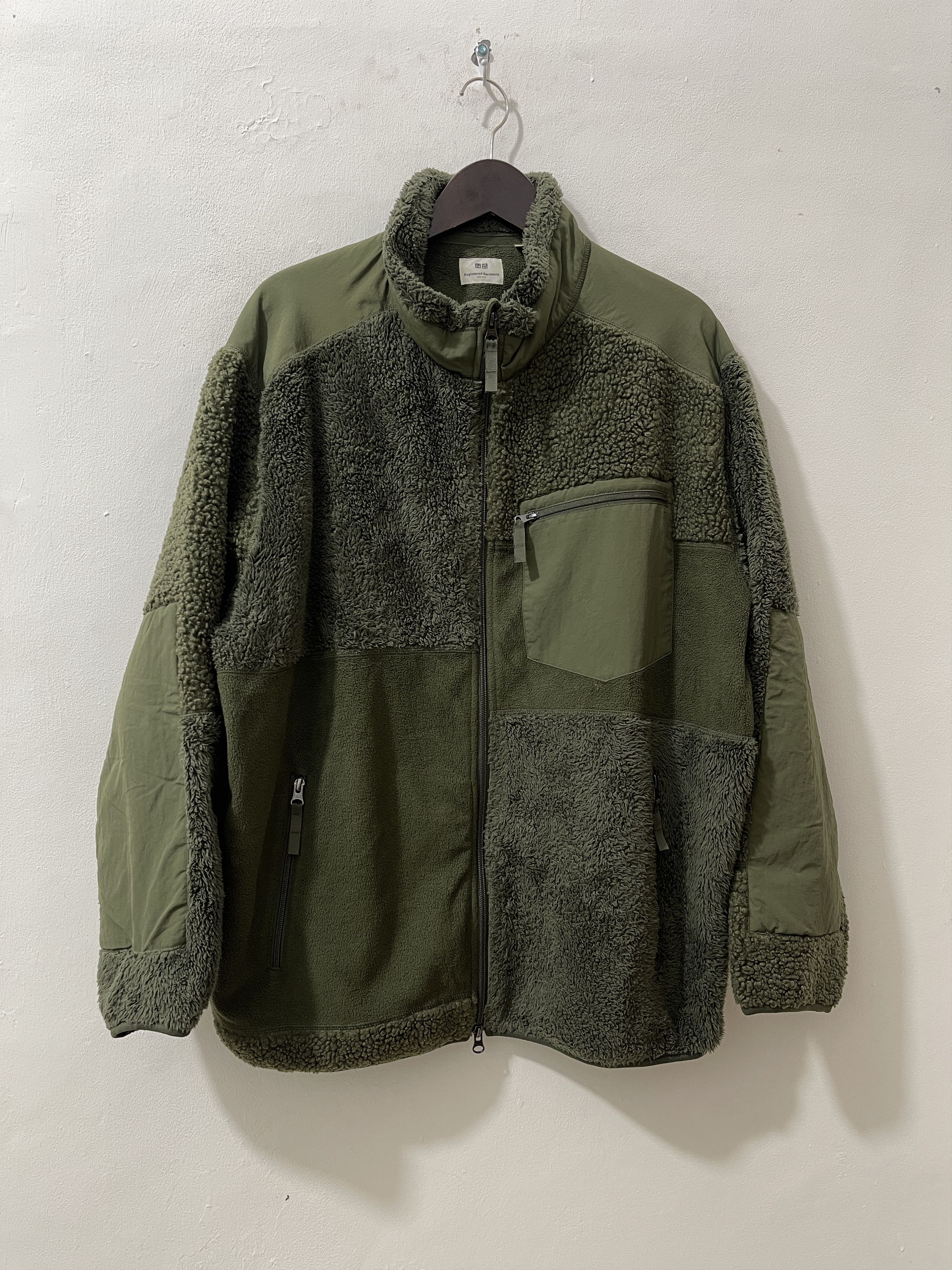 Engineered Garments × Uniqlo Enginereed Garments Uniqlo Rare Check Sherpa Jacket Size US XL / EU 56 / 4 - 1 Thumbnail