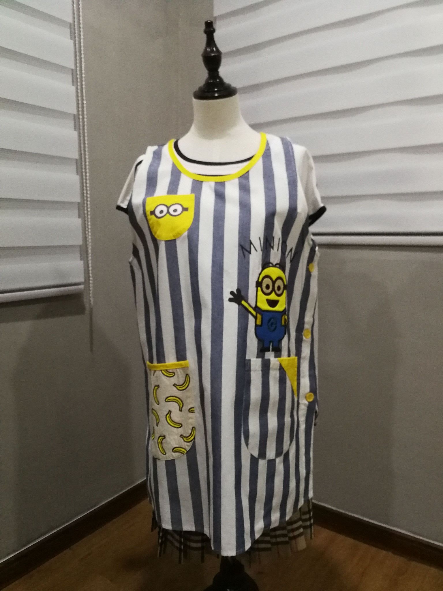 Anime × Cartoon Network DESPICABLE ME minion made apron S 1859 Size S / US 4 / IT 40 - 1 Thumbnail