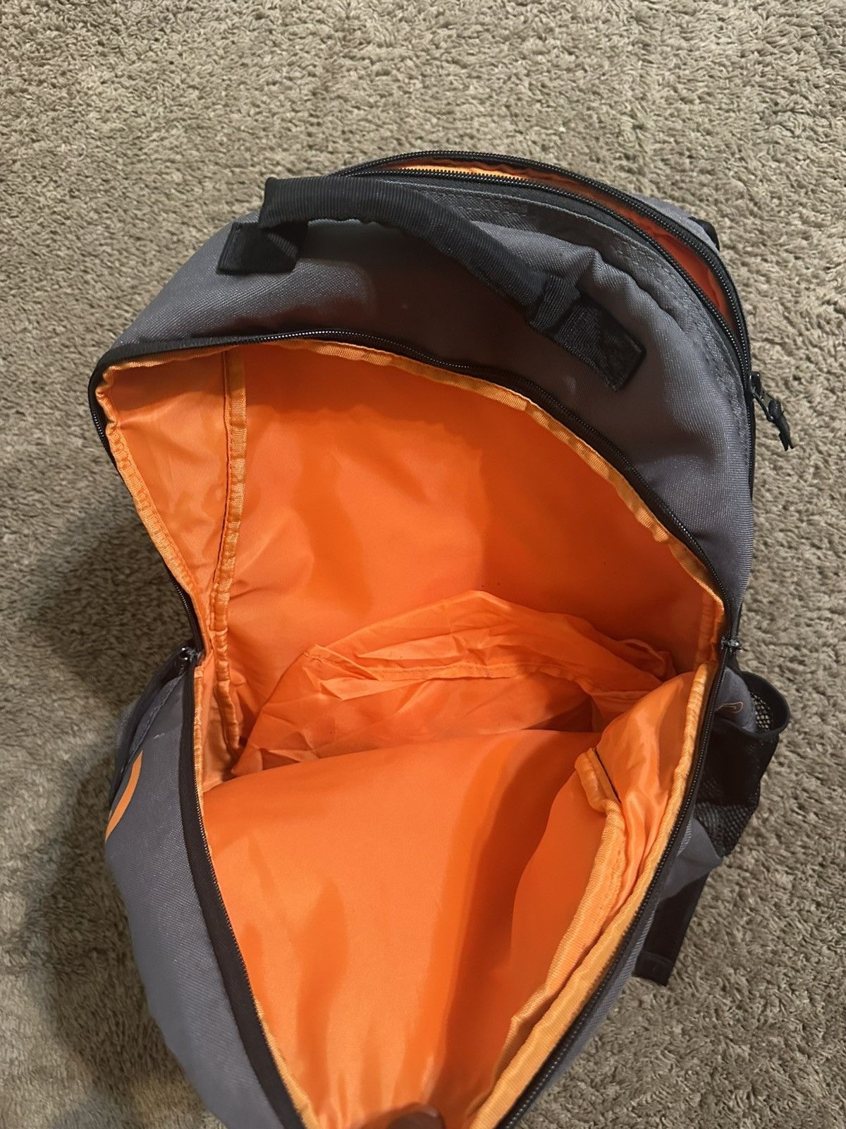 Nike Vintage Head Rebel tennis “triple orange” backpack 00s Size ONE SIZE - 3 Thumbnail