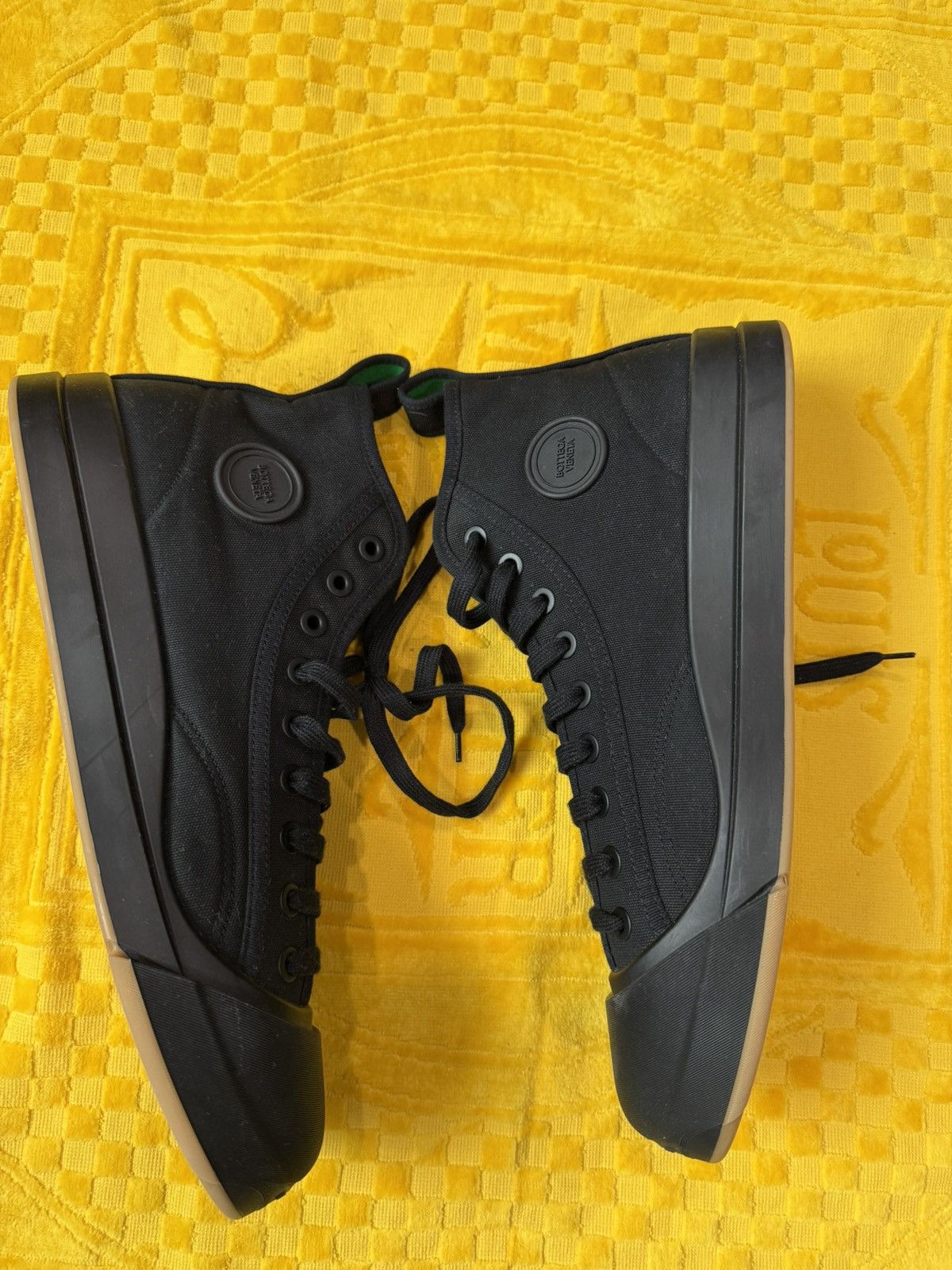 Bottega Veneta Bottega Veneta - High-top Fabric Sneakers Size US 13 / EU 46 - 5 Thumbnail