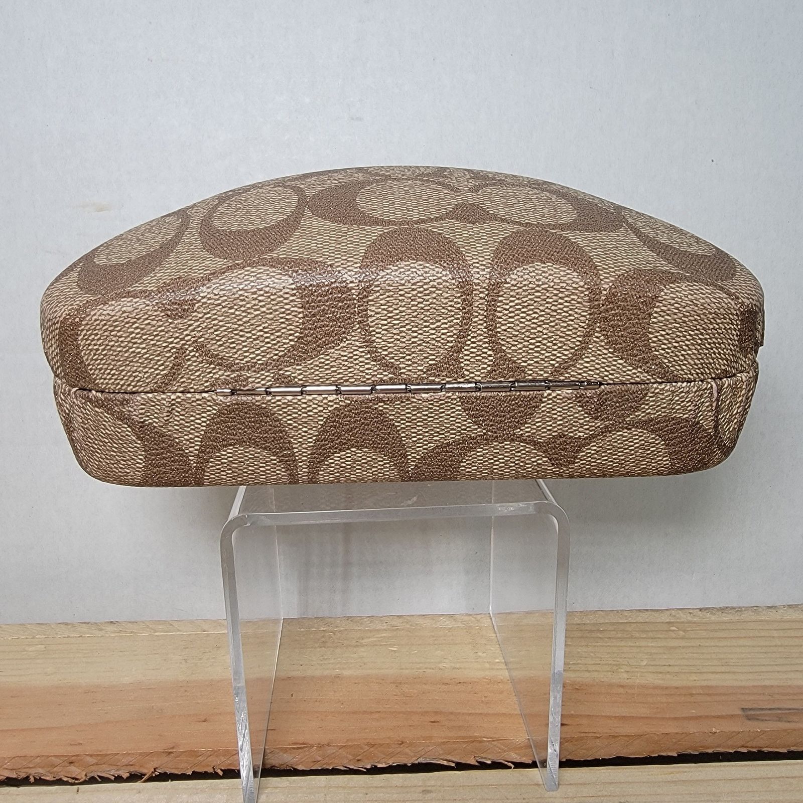Coach Coach Brown Hard Clamshell Glasses Case Size ONE SIZE - 3 Thumbnail